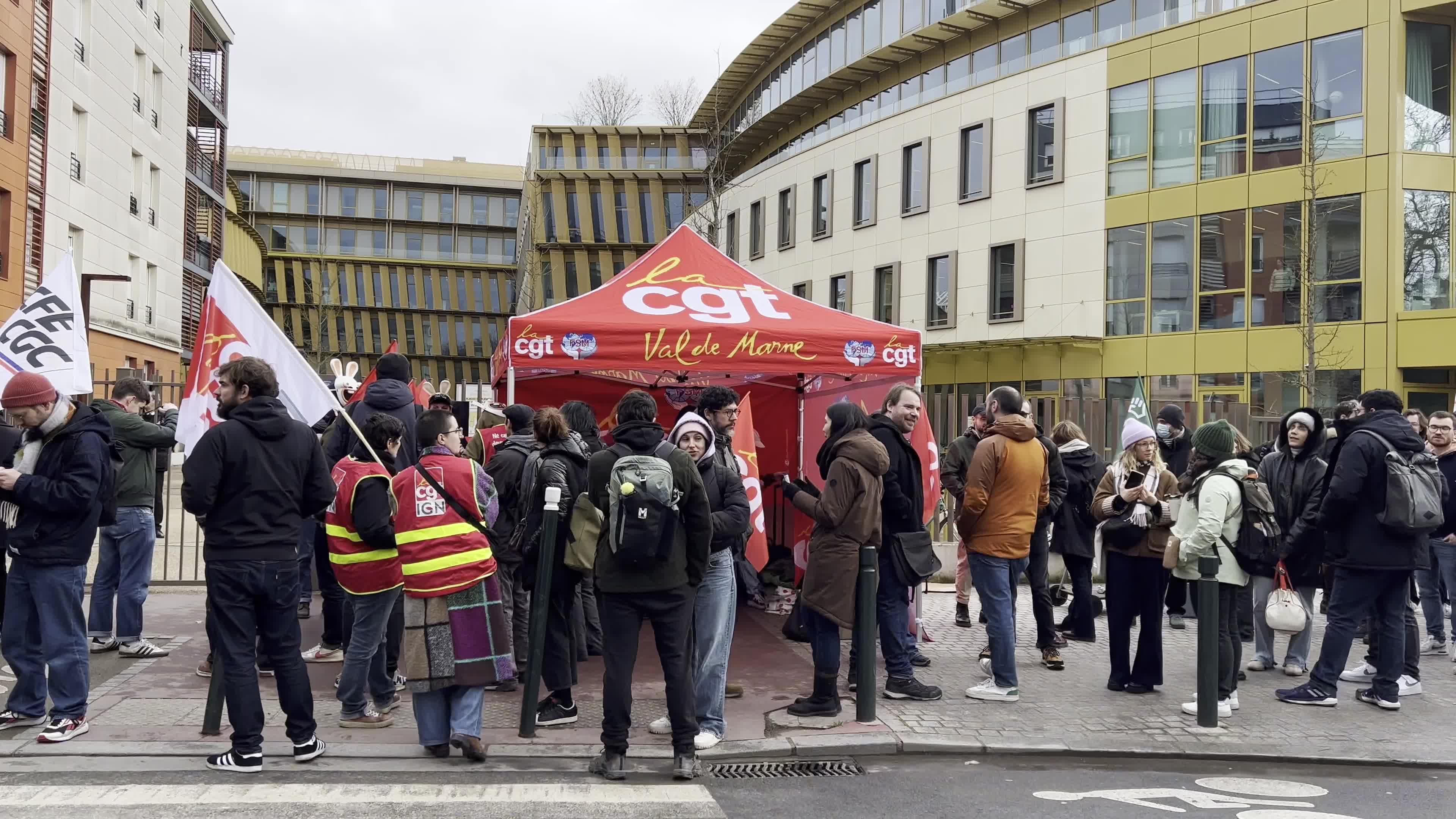 Ubisoft employees on strike in France