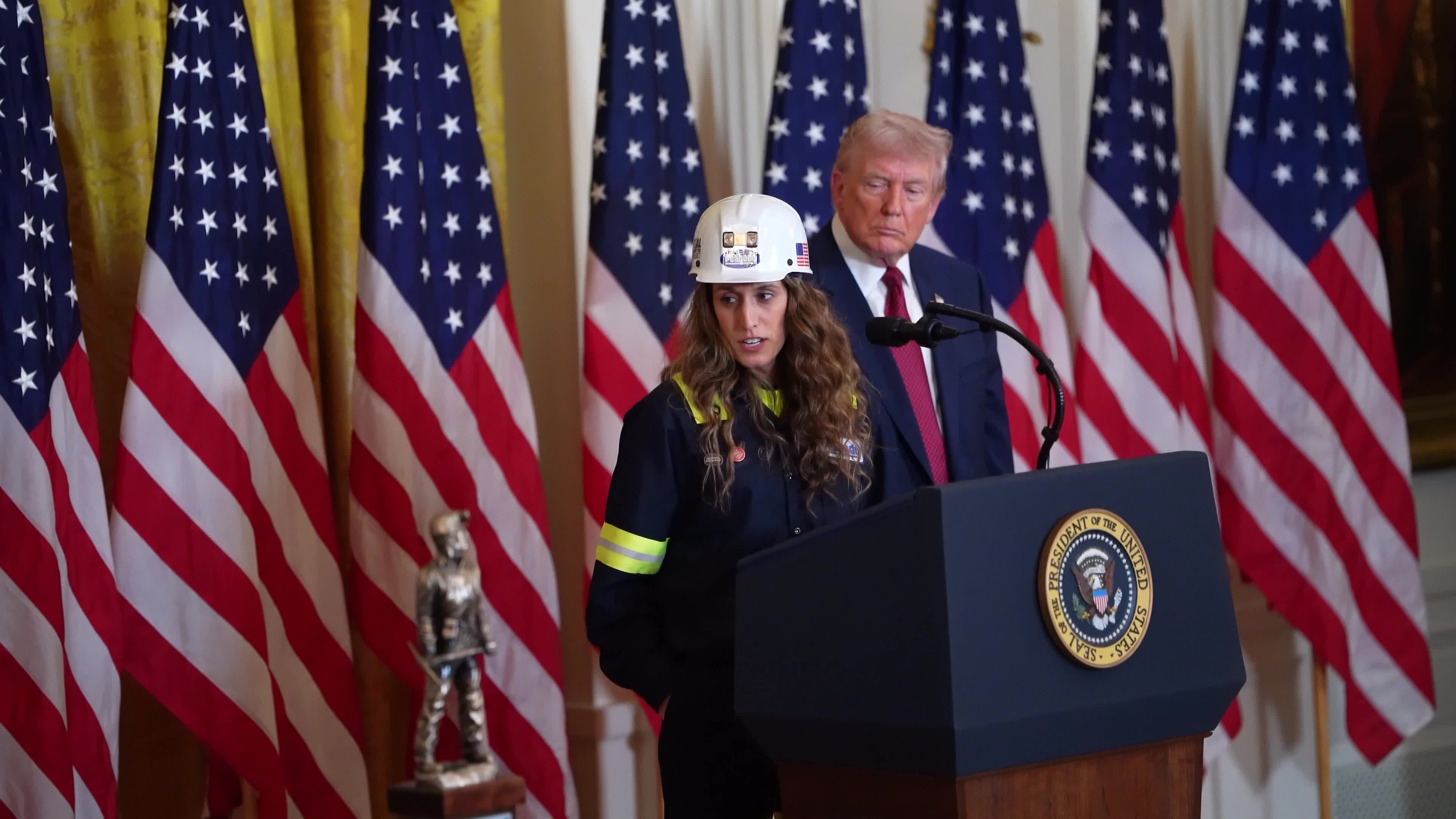  President Trump Participates In Champion Of Coal Event At The White House