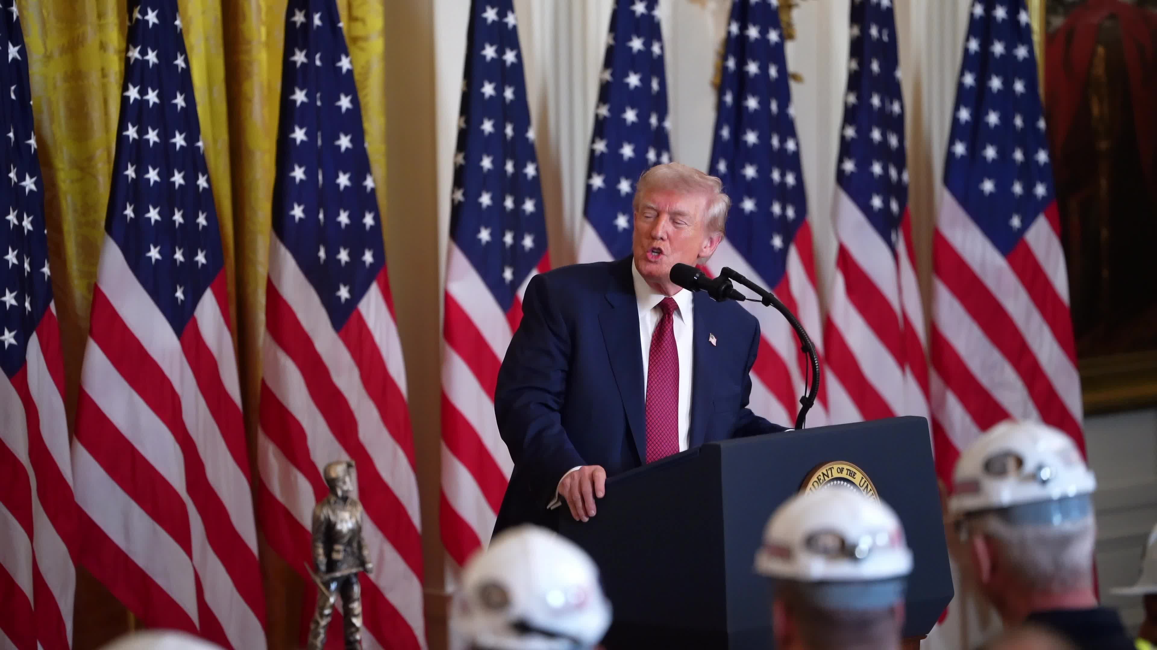  President Trump Participates In Champion Of Coal Event At The White House