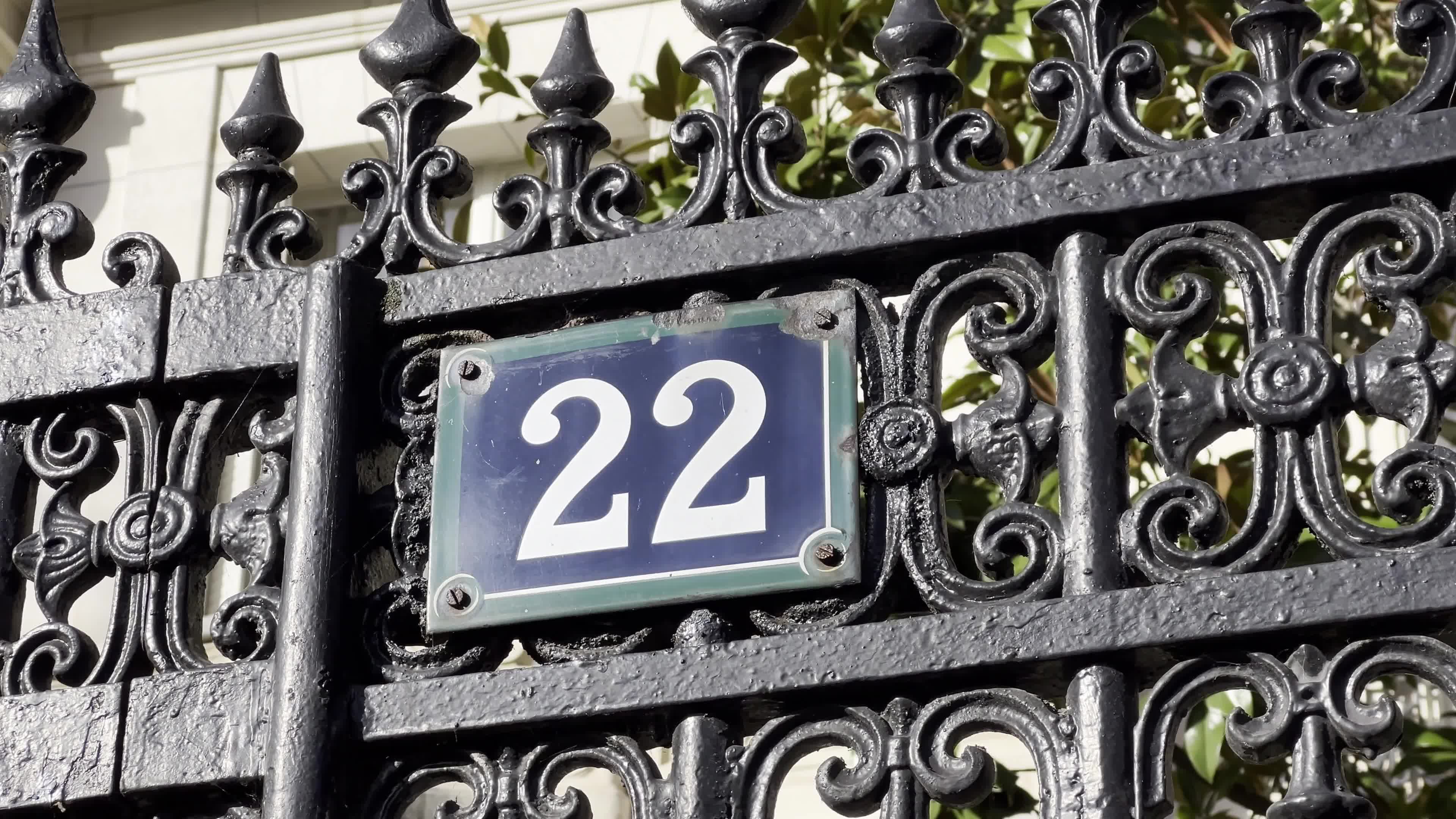 View of Residential Building on Avenue Foch in Paris
