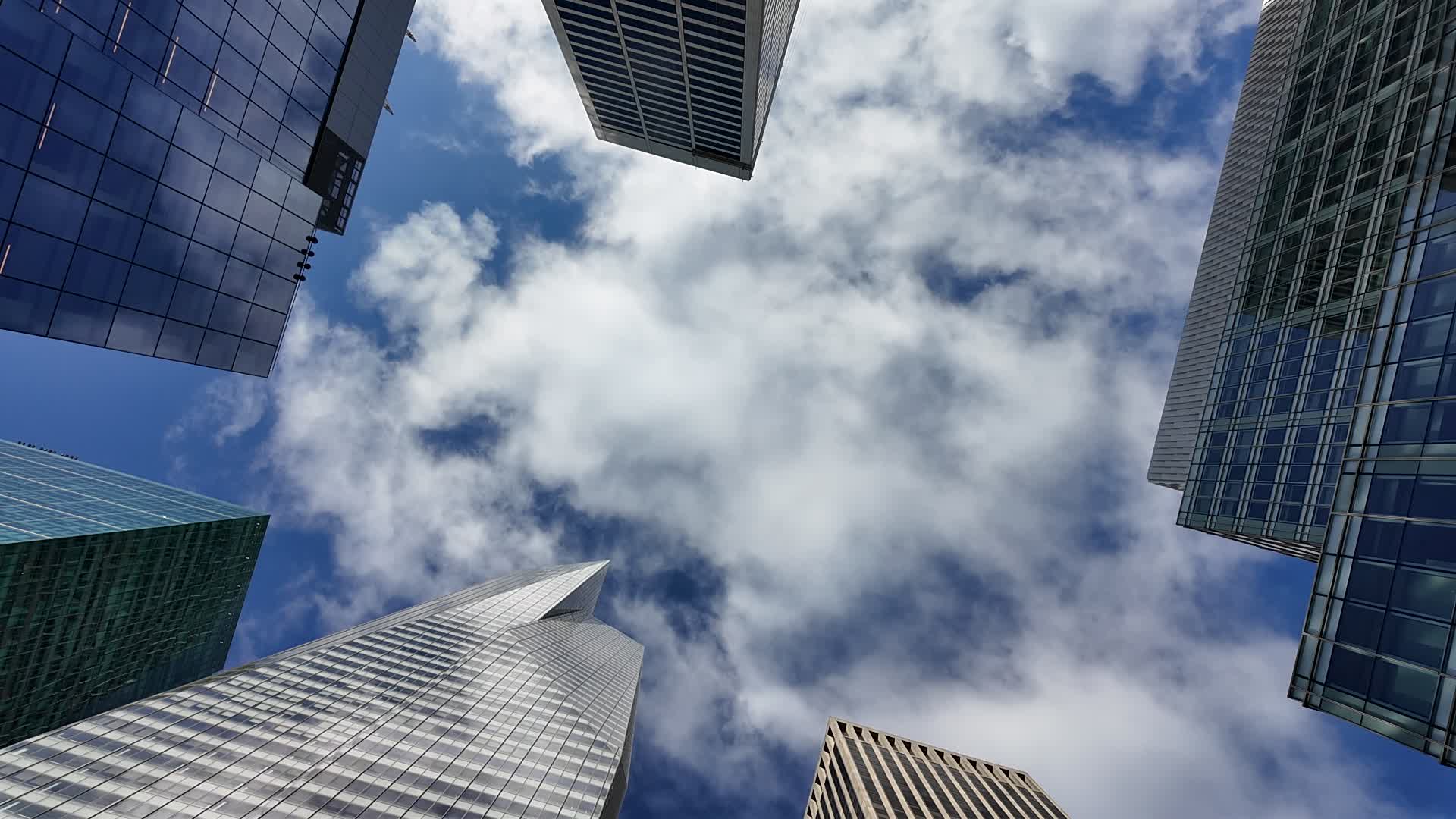 New York City Looking Up