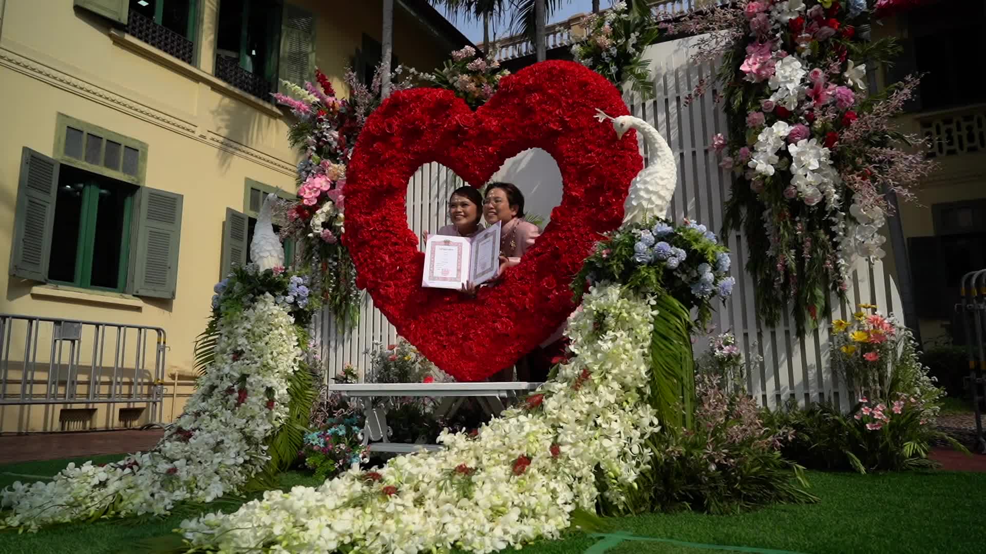 Valentine's Day in Bangkok.