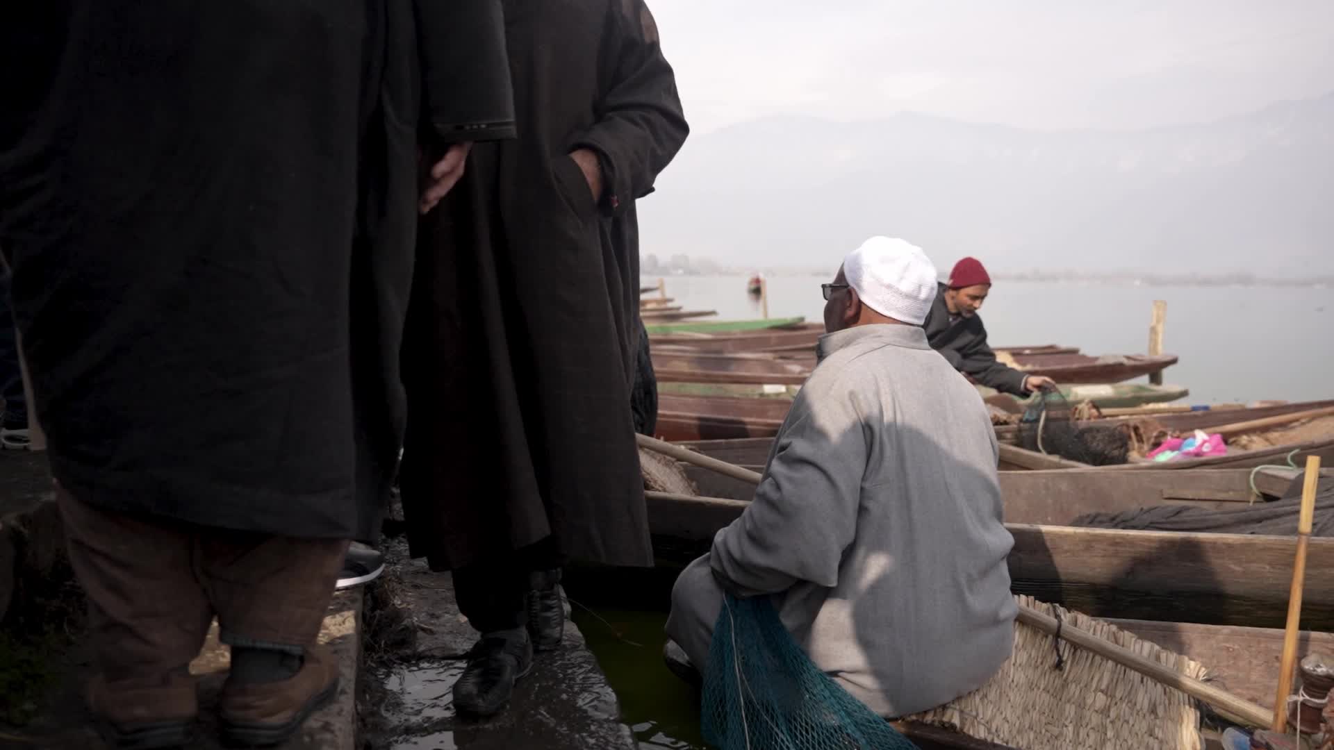 Flee Floating Vegetable Market in Srinagar.