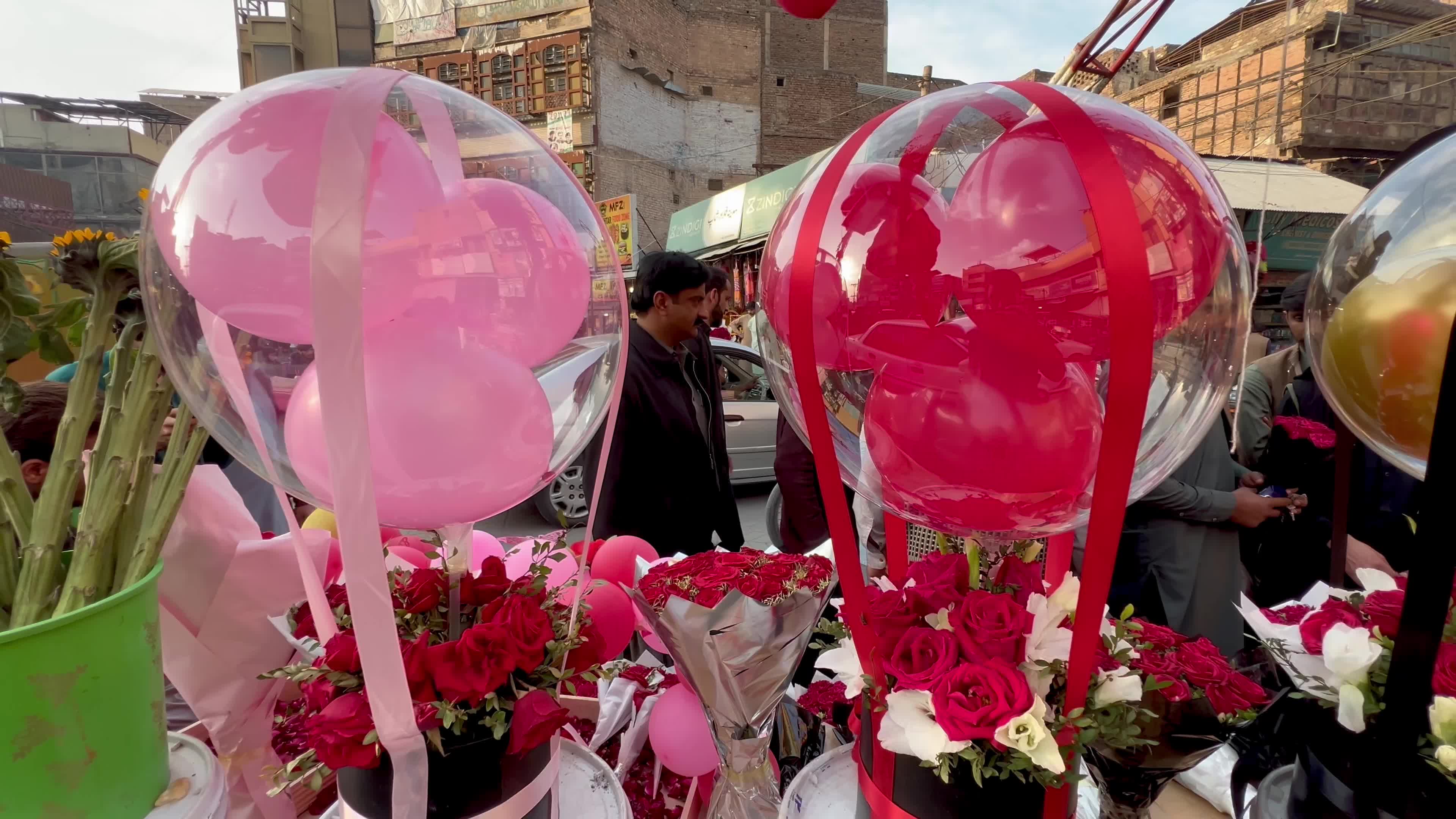 Valentine's day celebration in Peshawar