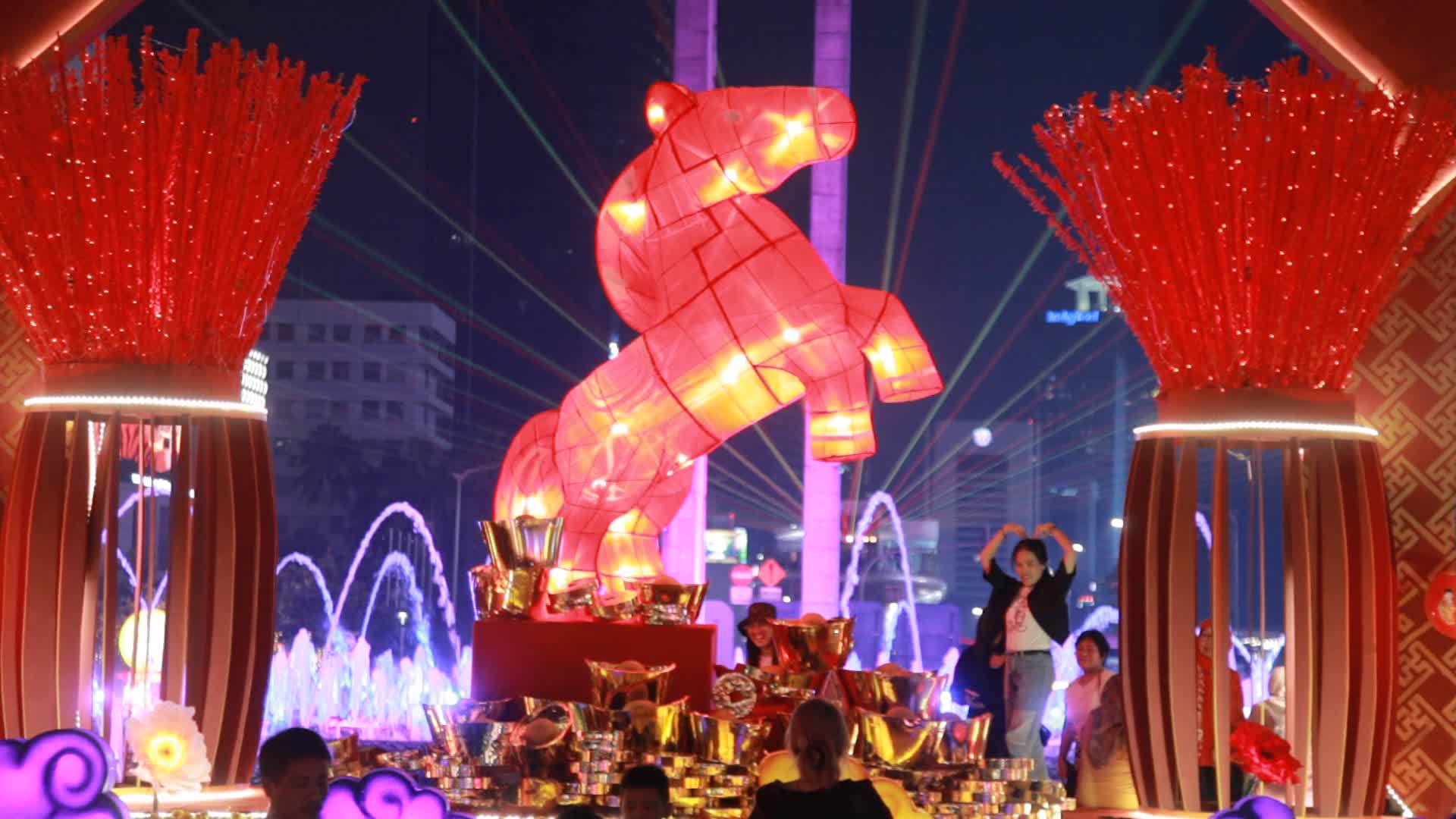 Lantern Festival Ahead Of Lunar New Year Celebration In Jakarta