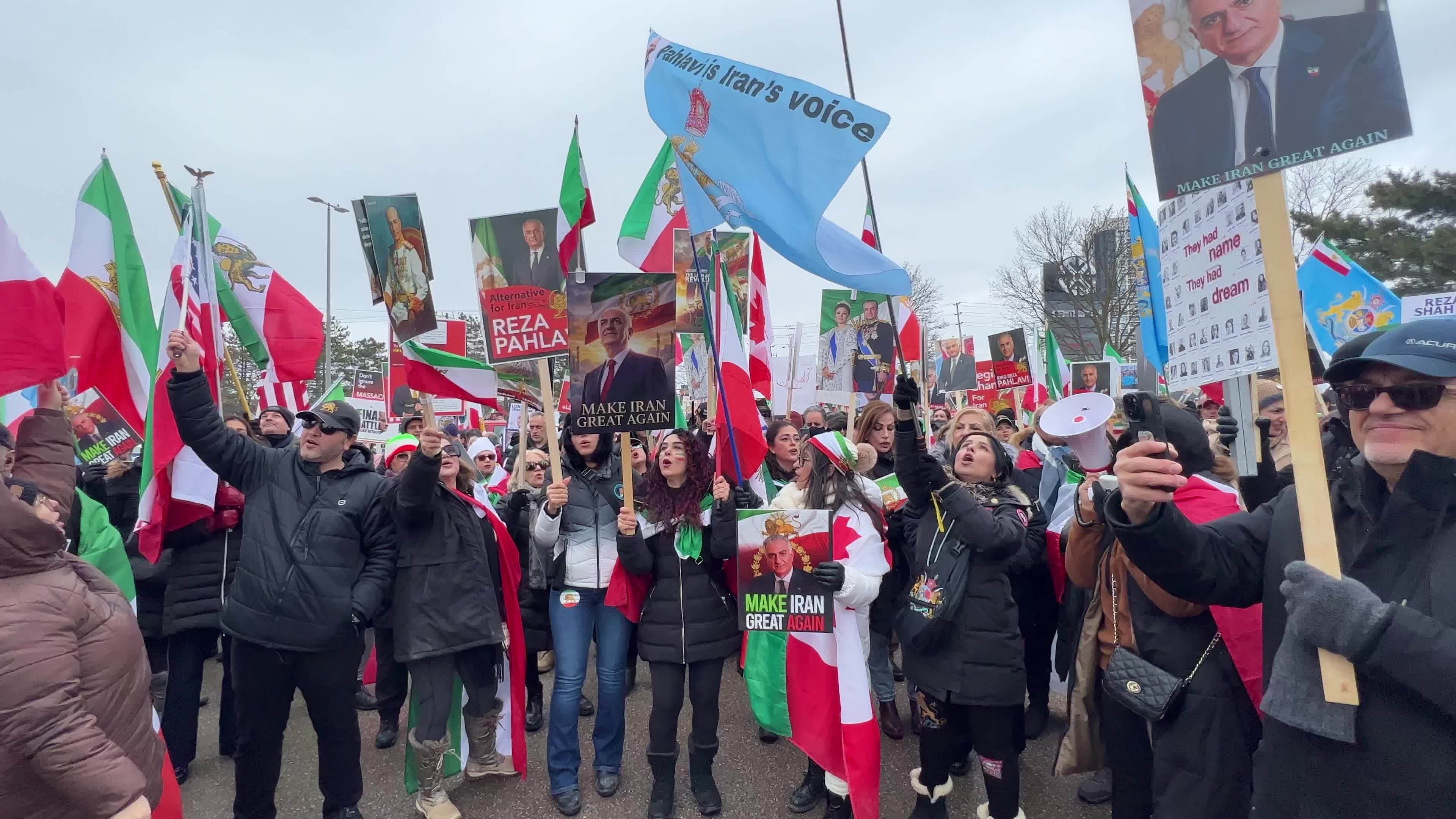 Global Day of Action for regime change in Iran was one of the largest protests ever in Toronto
