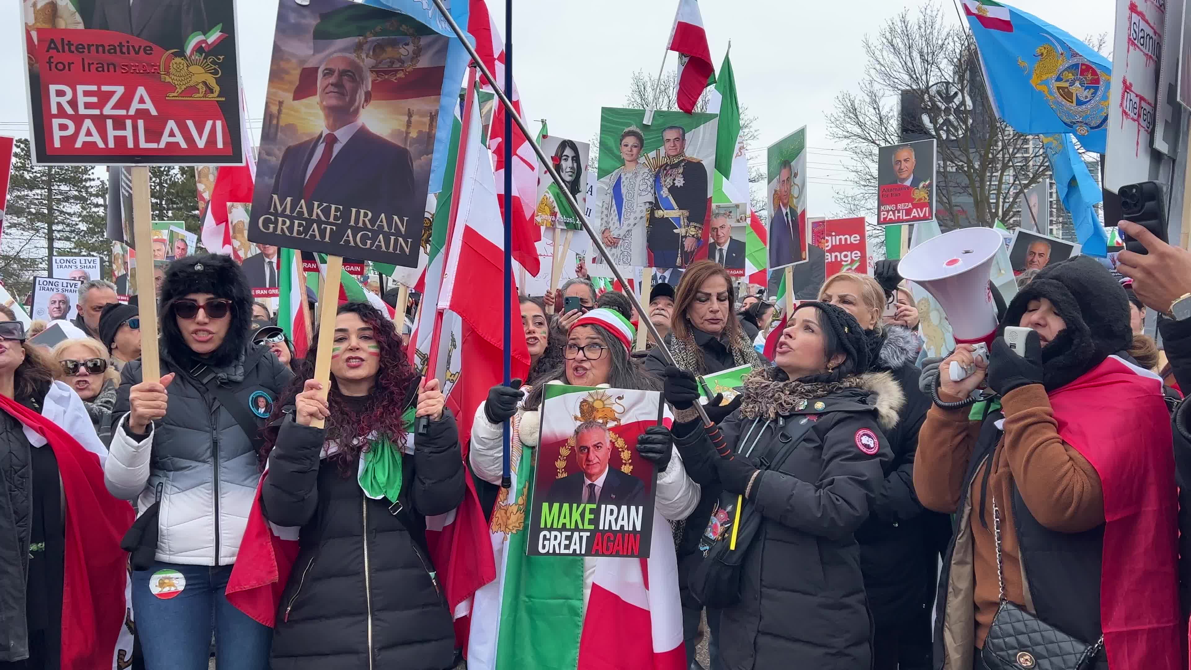 Global Day of Action for regime change in Iran was one of the largest protests ever in Toronto