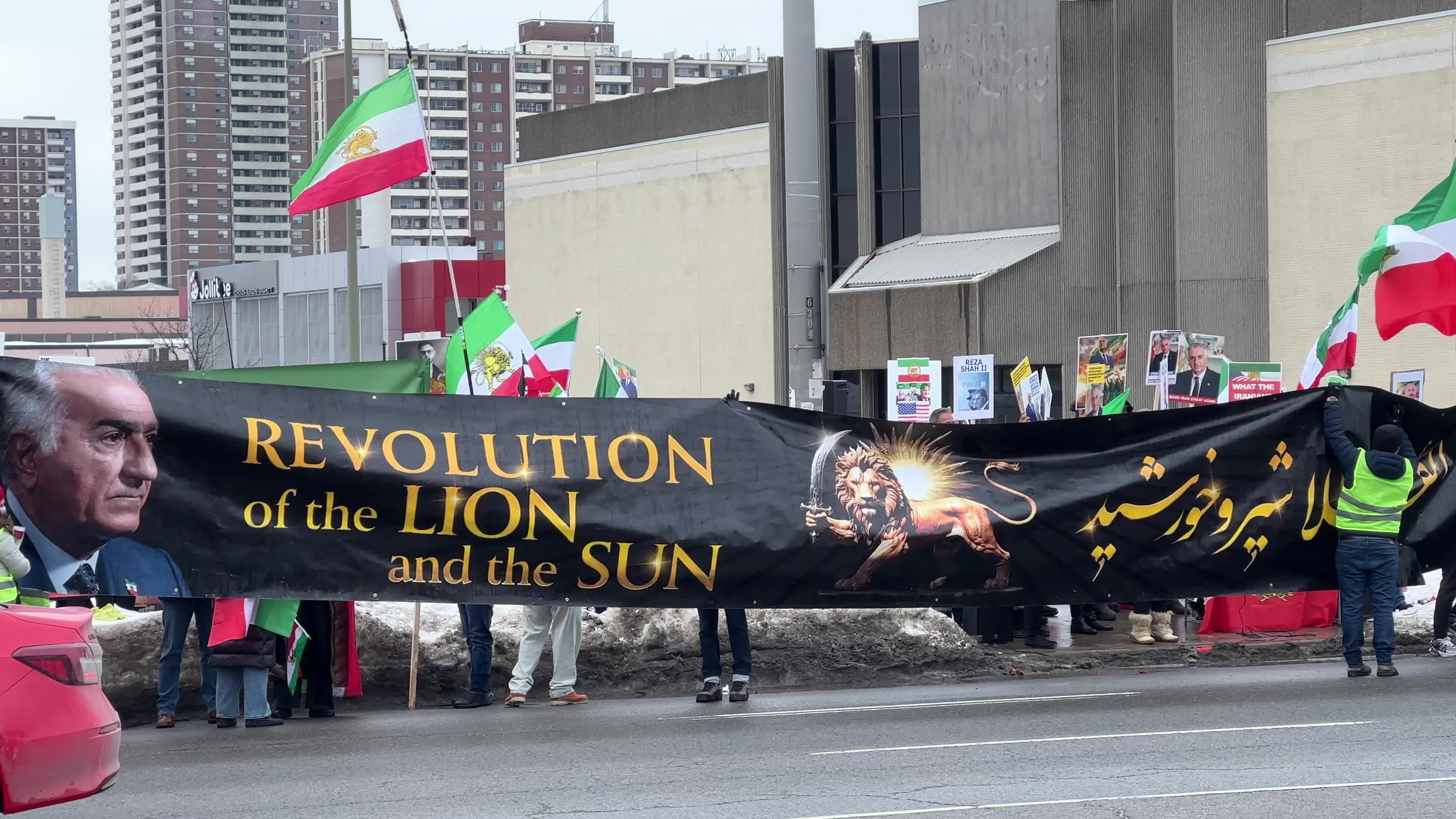Global Day of Action for regime change in Iran was one of the largest protests ever in Toronto