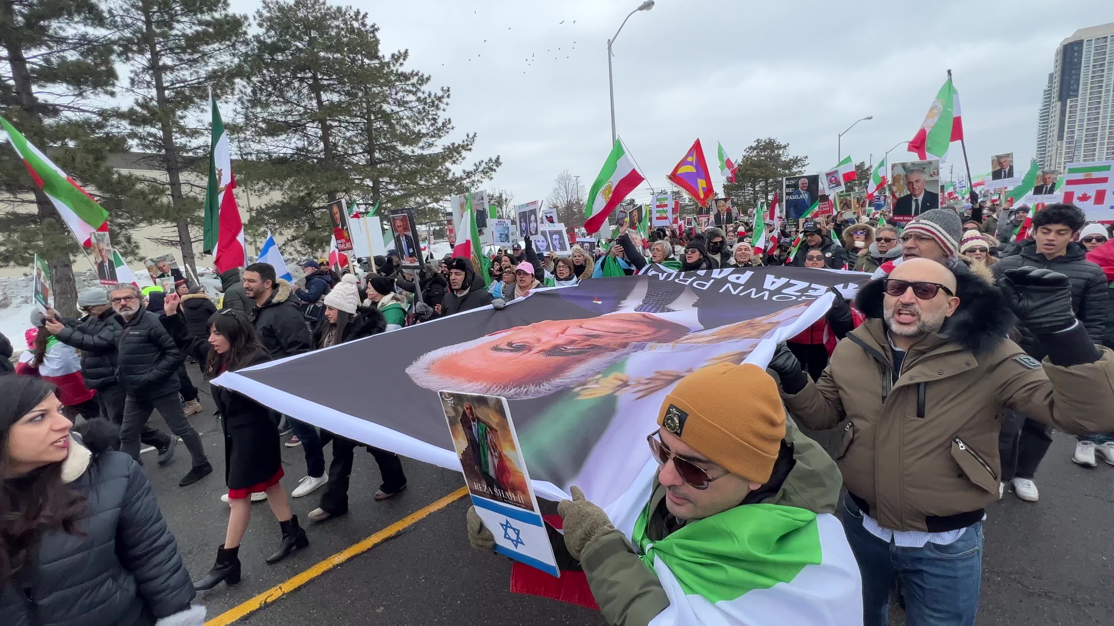 Global Day of Action for regime change in Iran was one of the largest protests ever in Toronto