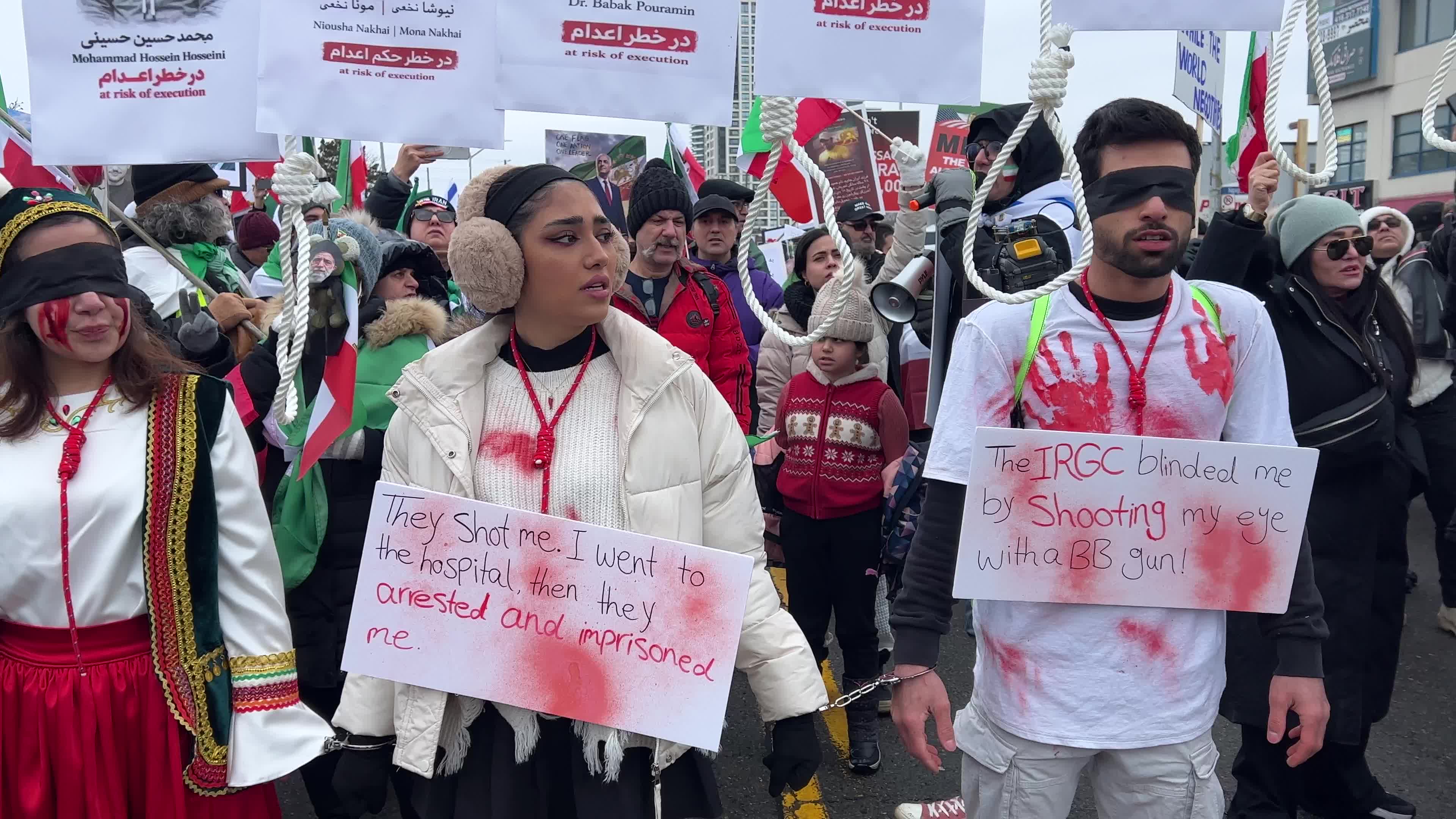 Global Day of Action for regime change in Iran was one of the largest protests ever in Toronto