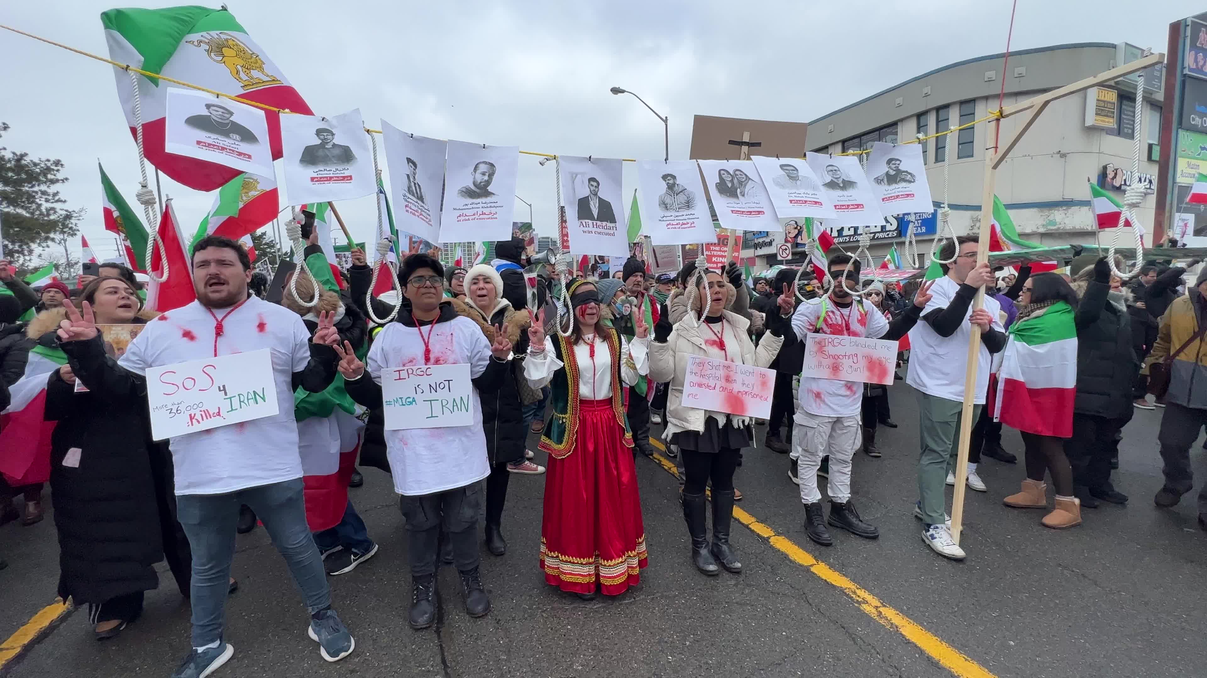 Global Day of Action for regime change in Iran was one of the largest protests ever in Toronto