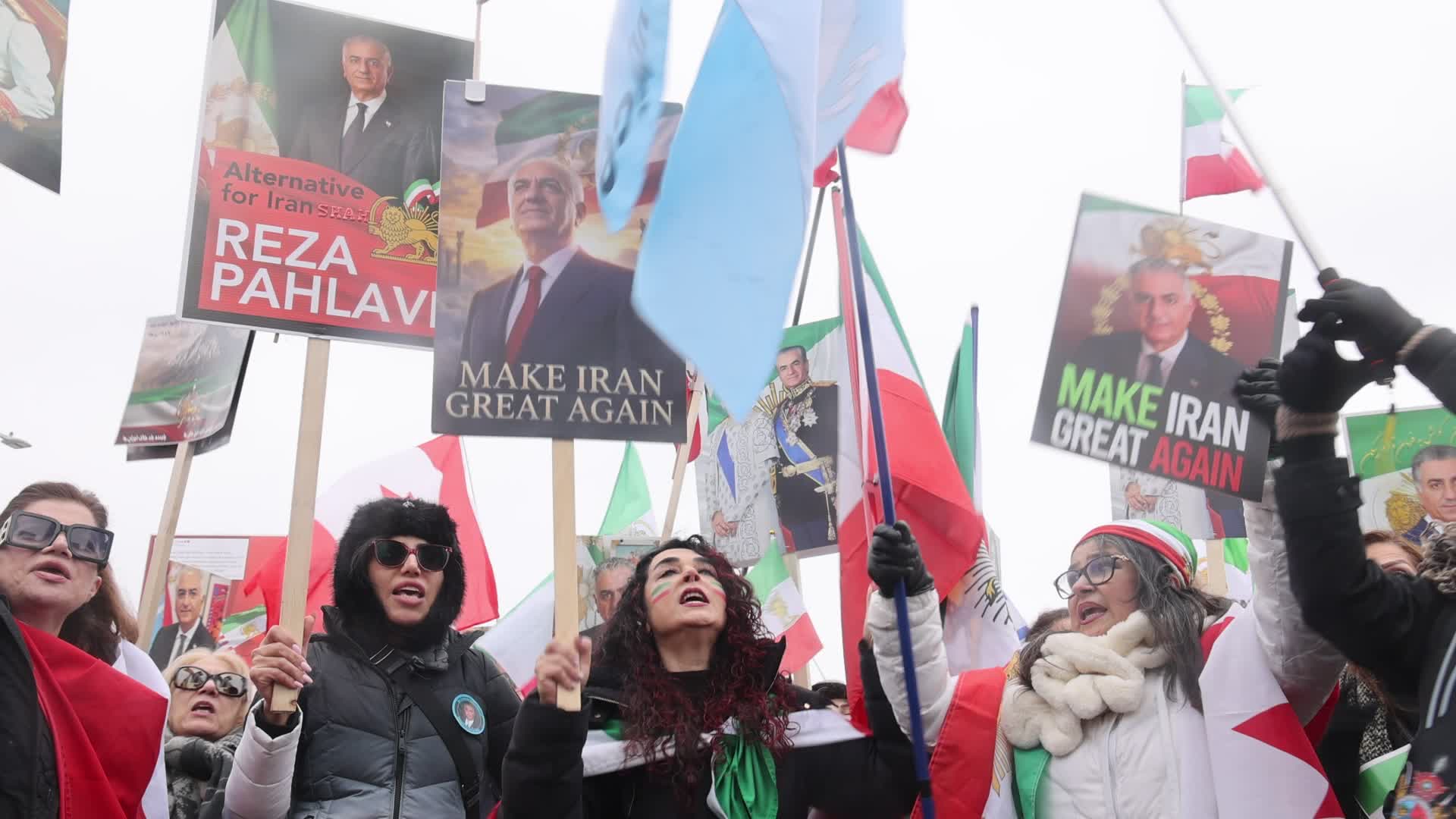 Global Day of Action for regime change in Iran was one of the largest protests ever in Toronto