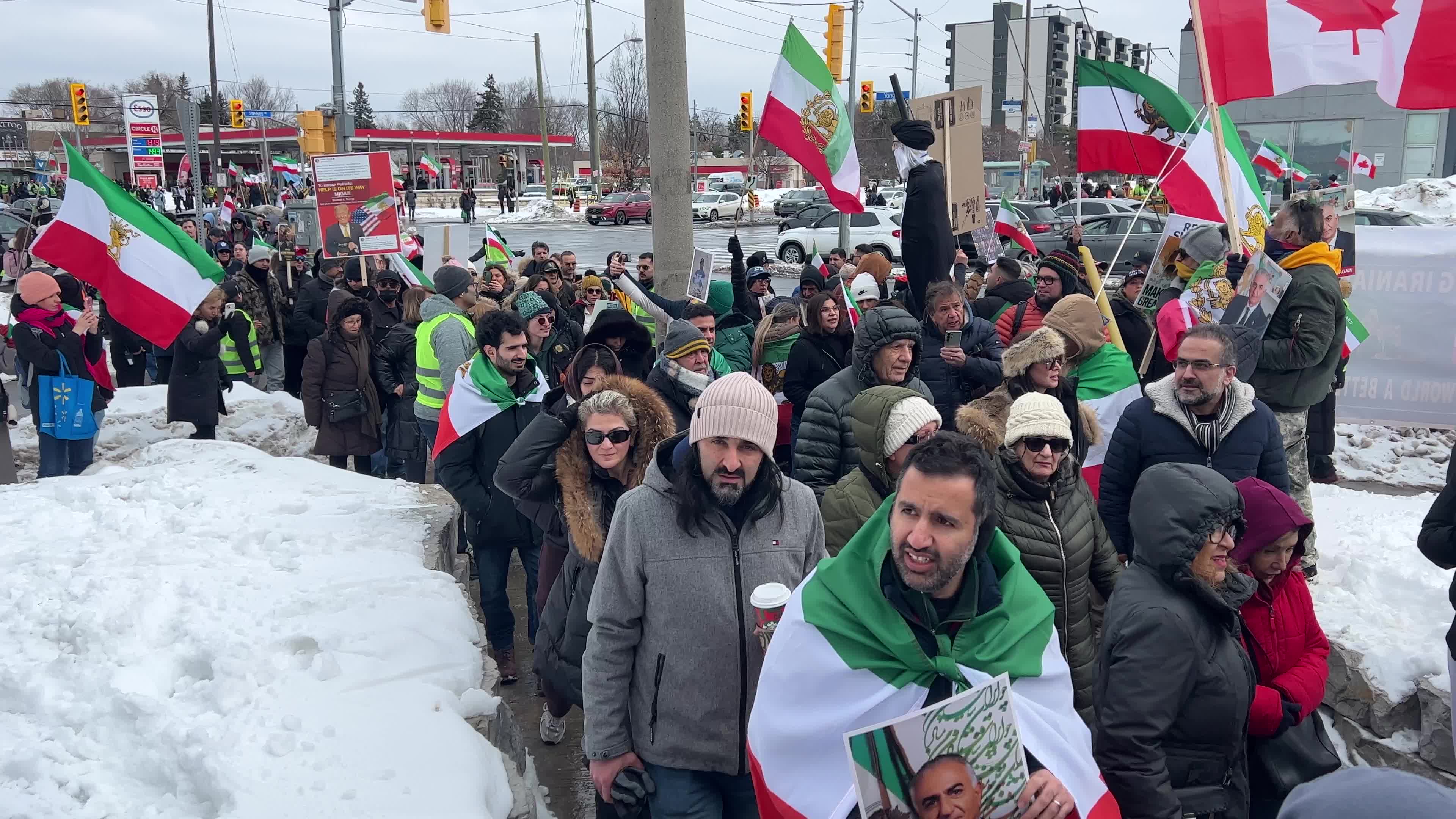 Global Day of Action for regime change in Iran was one of the largest protests ever in Toronto