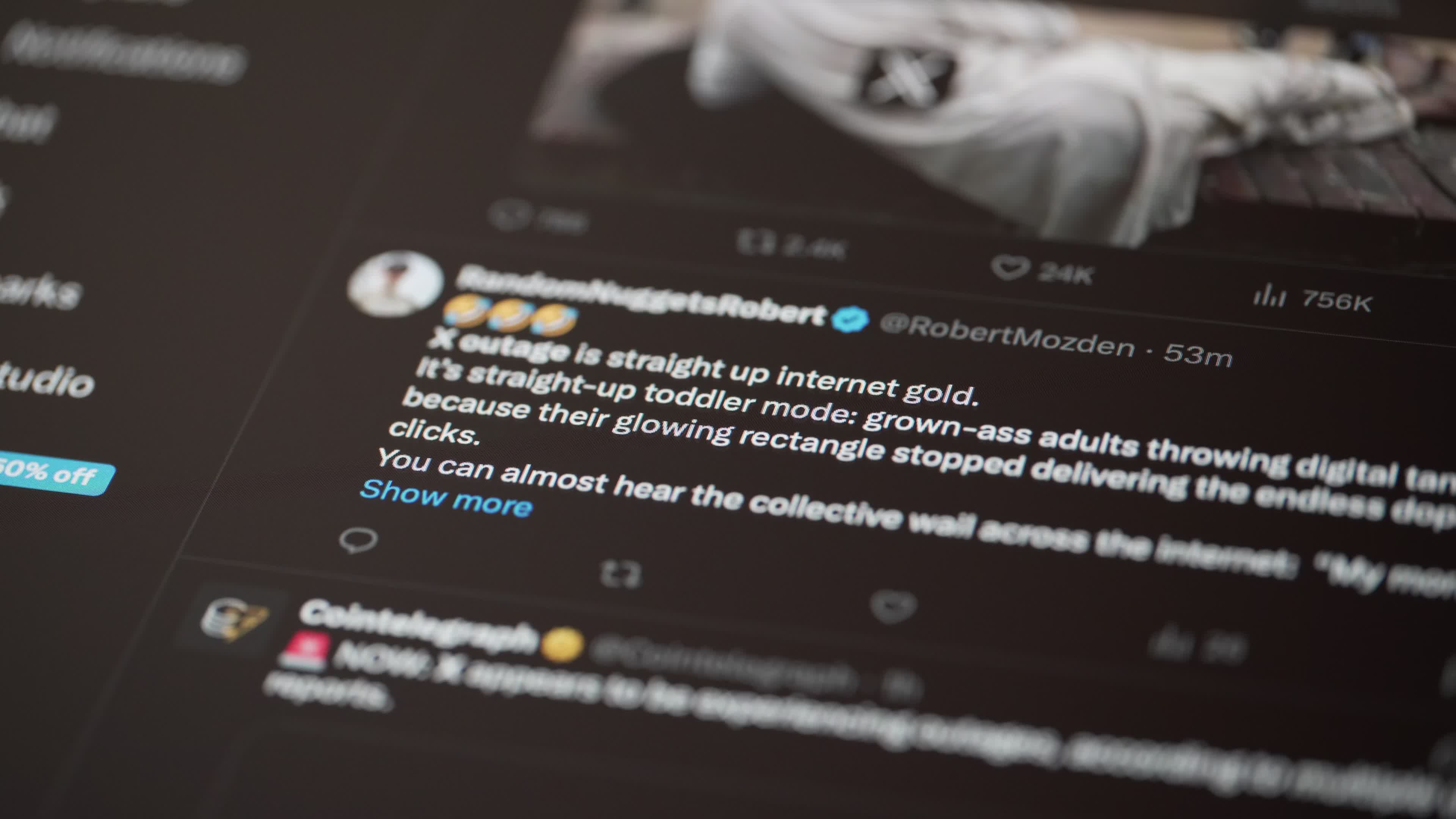 X outage illustration videos