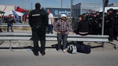 Bulgarian Nationalists blocked Bulgarian-Turkish border 