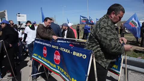 Bulgarian Nationalists blocked Bulgarian-Turkish border 