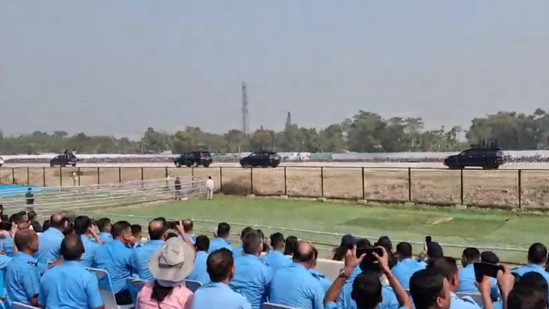 Newly built Emergency Landing Facility (ELF) built on the Moran bypass in Dibrugarh , India