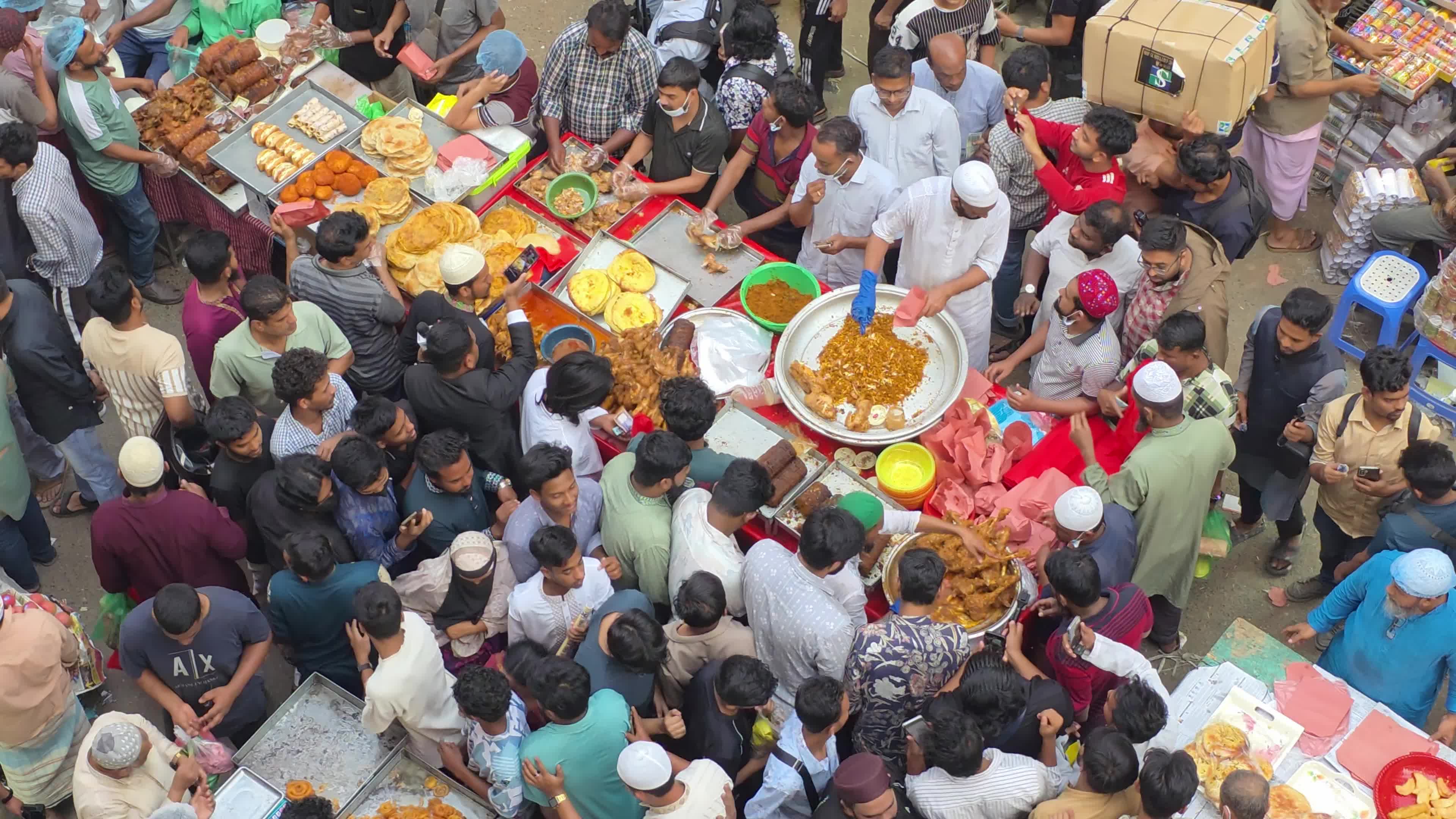 Traditional Iftar Market in Dhaka