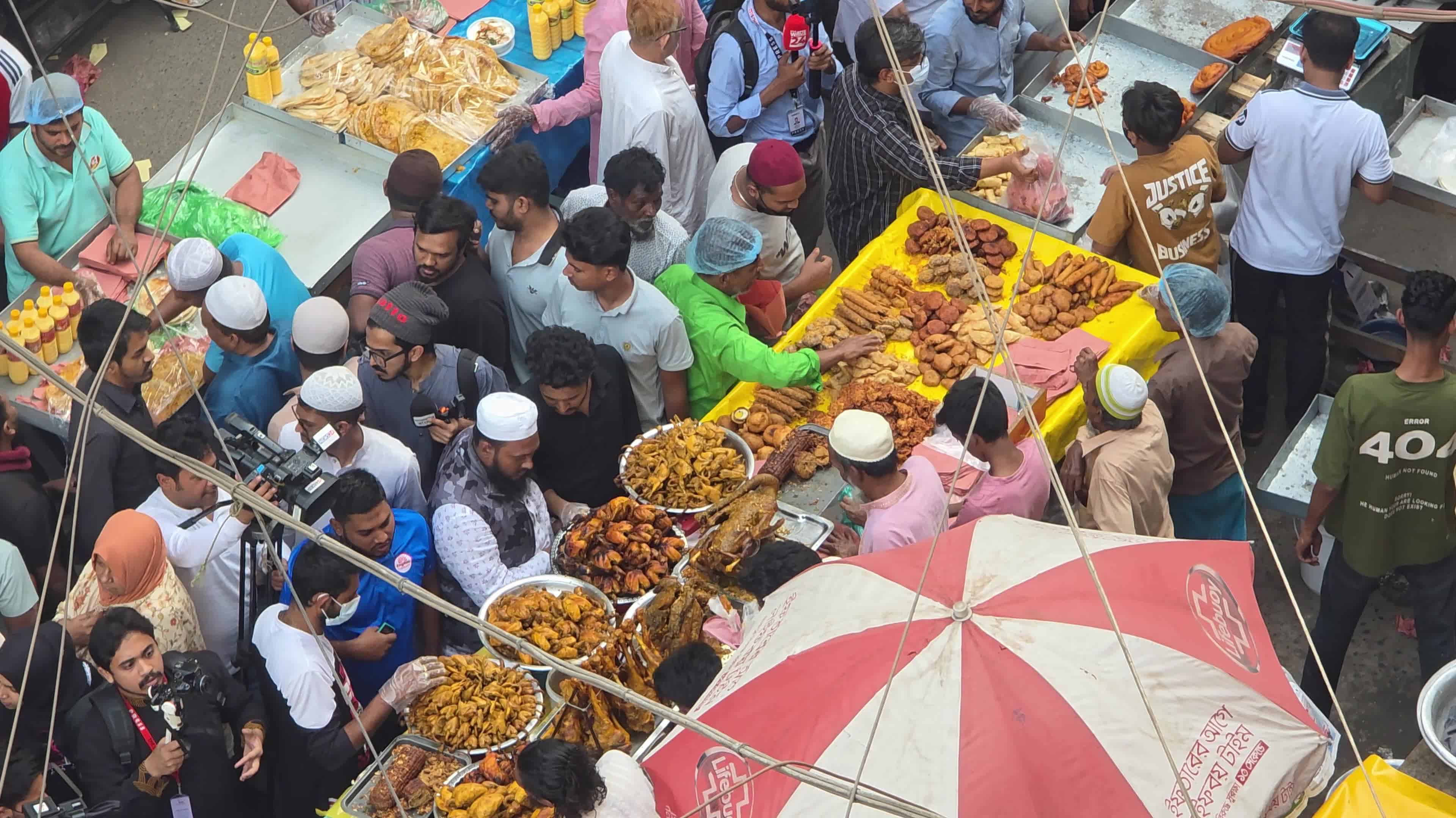 Traditional Iftar Market in Dhaka