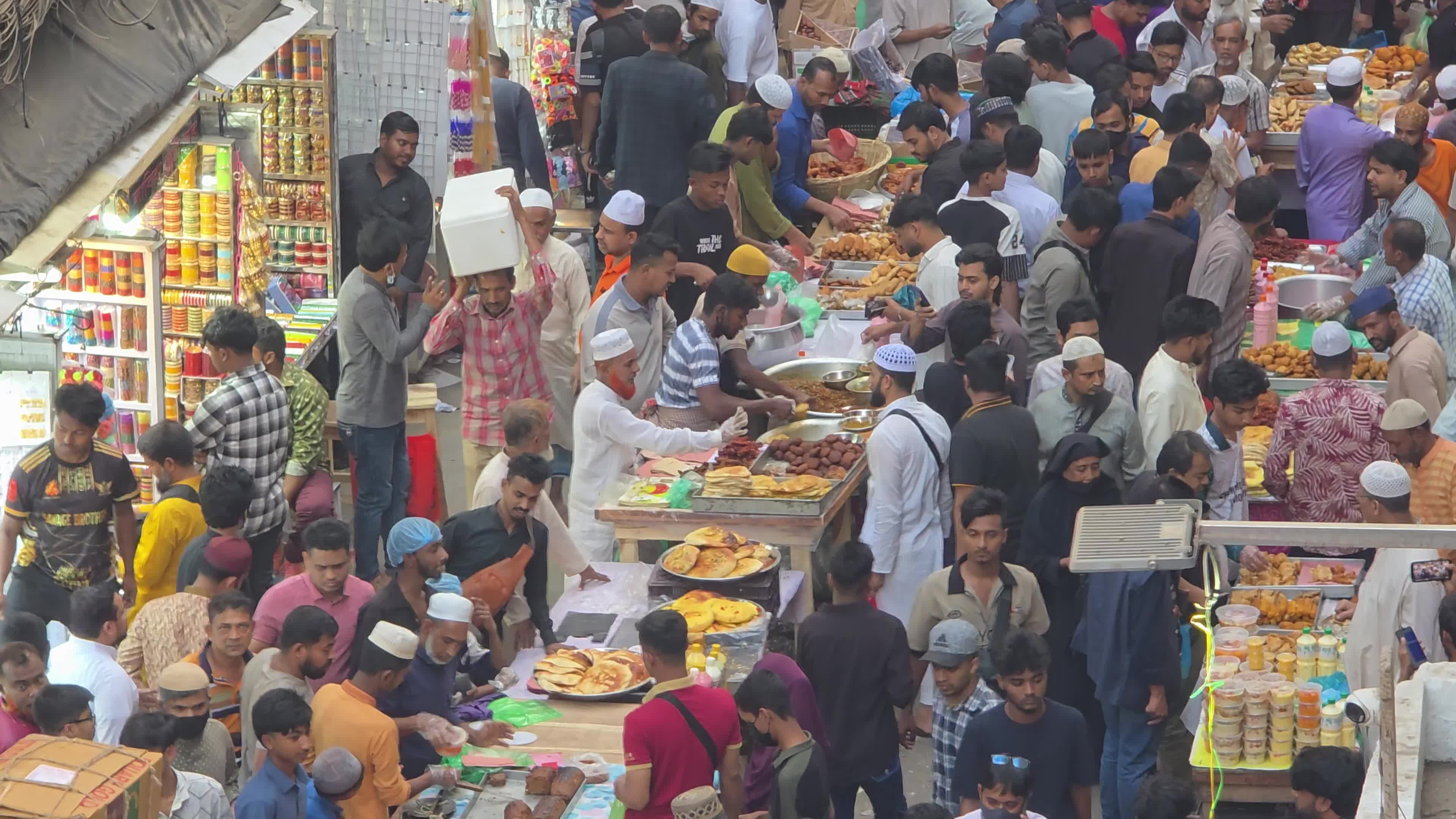 Traditional Iftar Market in Dhaka