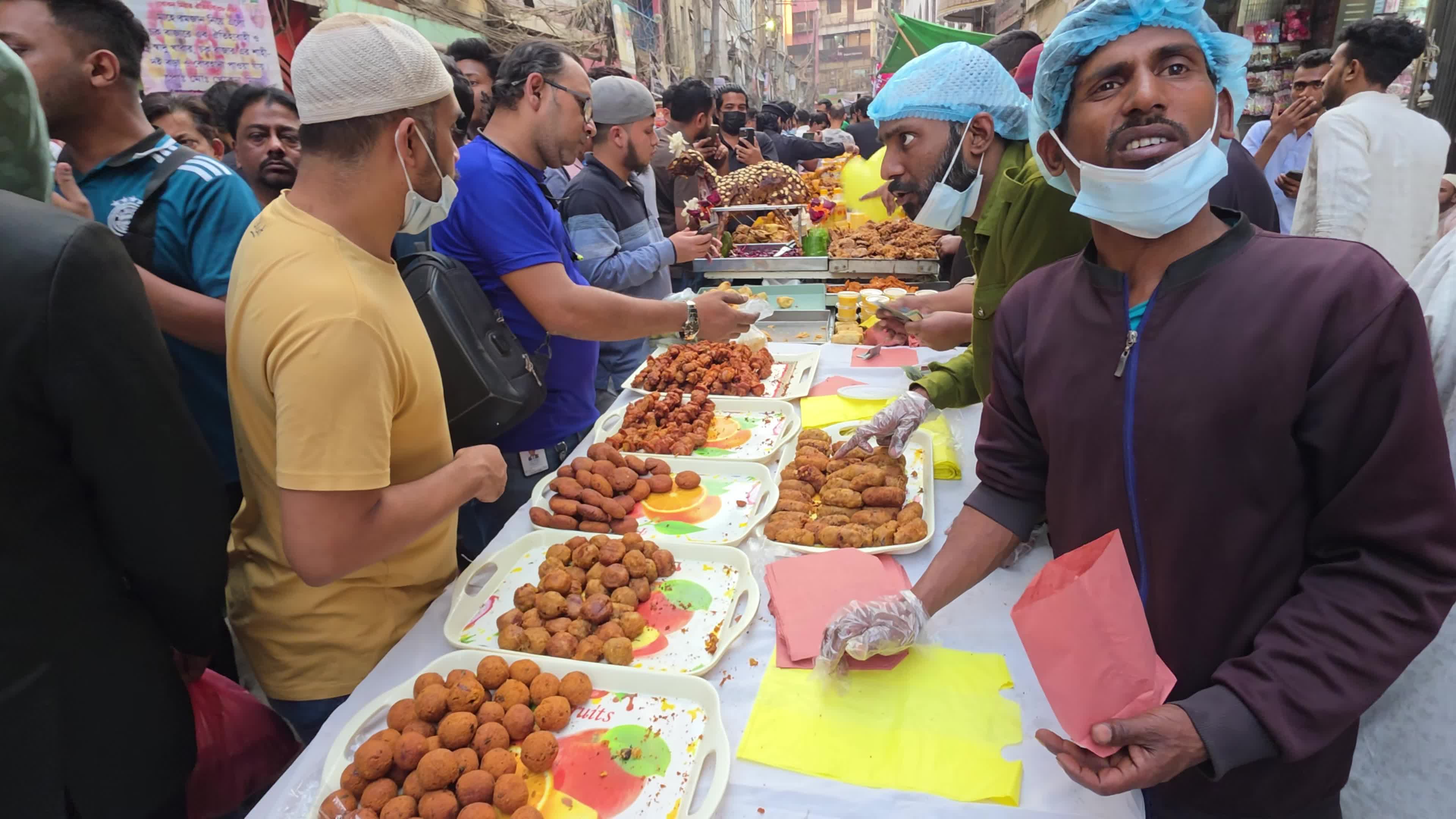 Traditional Iftar Market in Dhaka