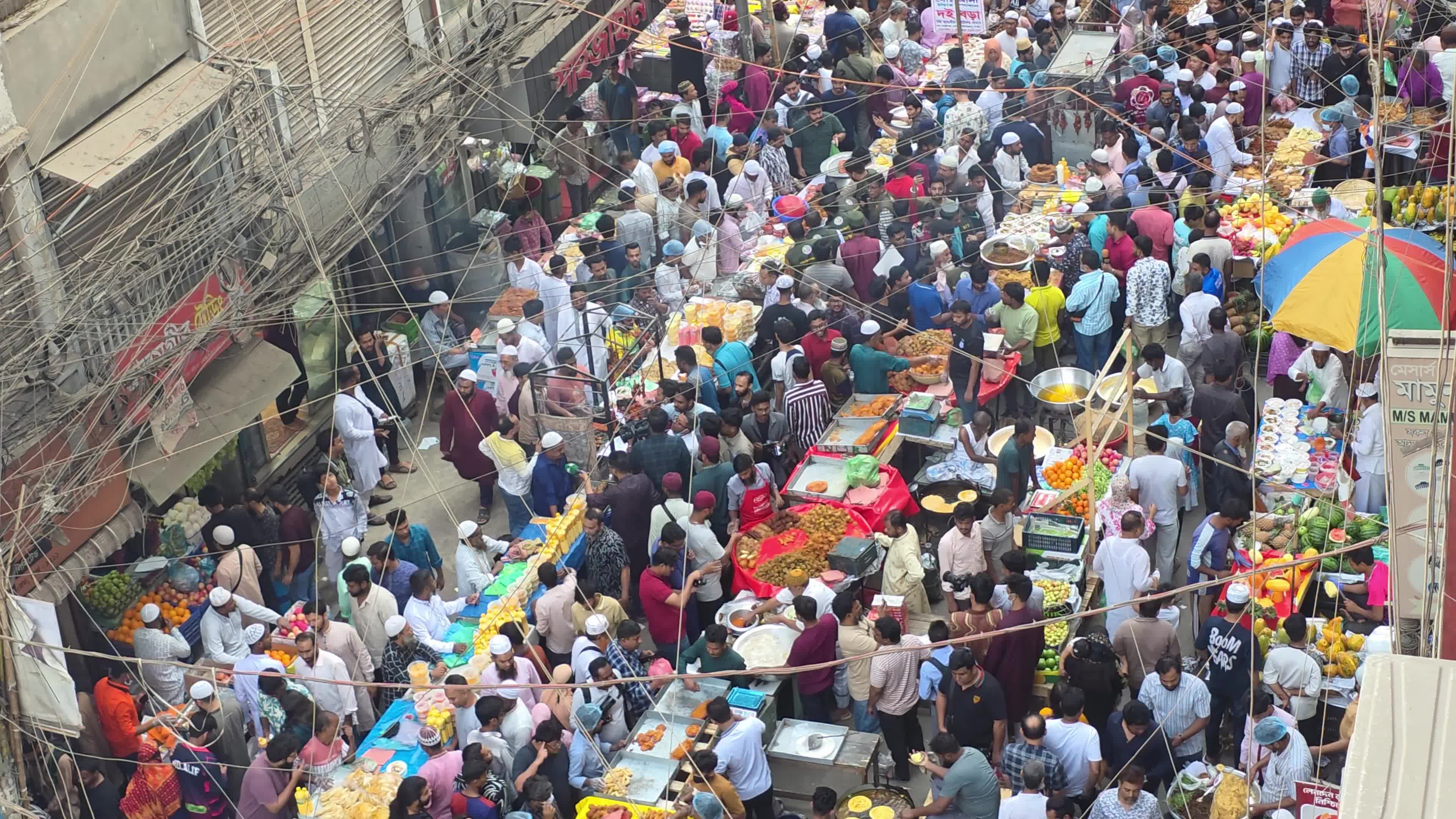 Traditional Iftar Market in Dhaka