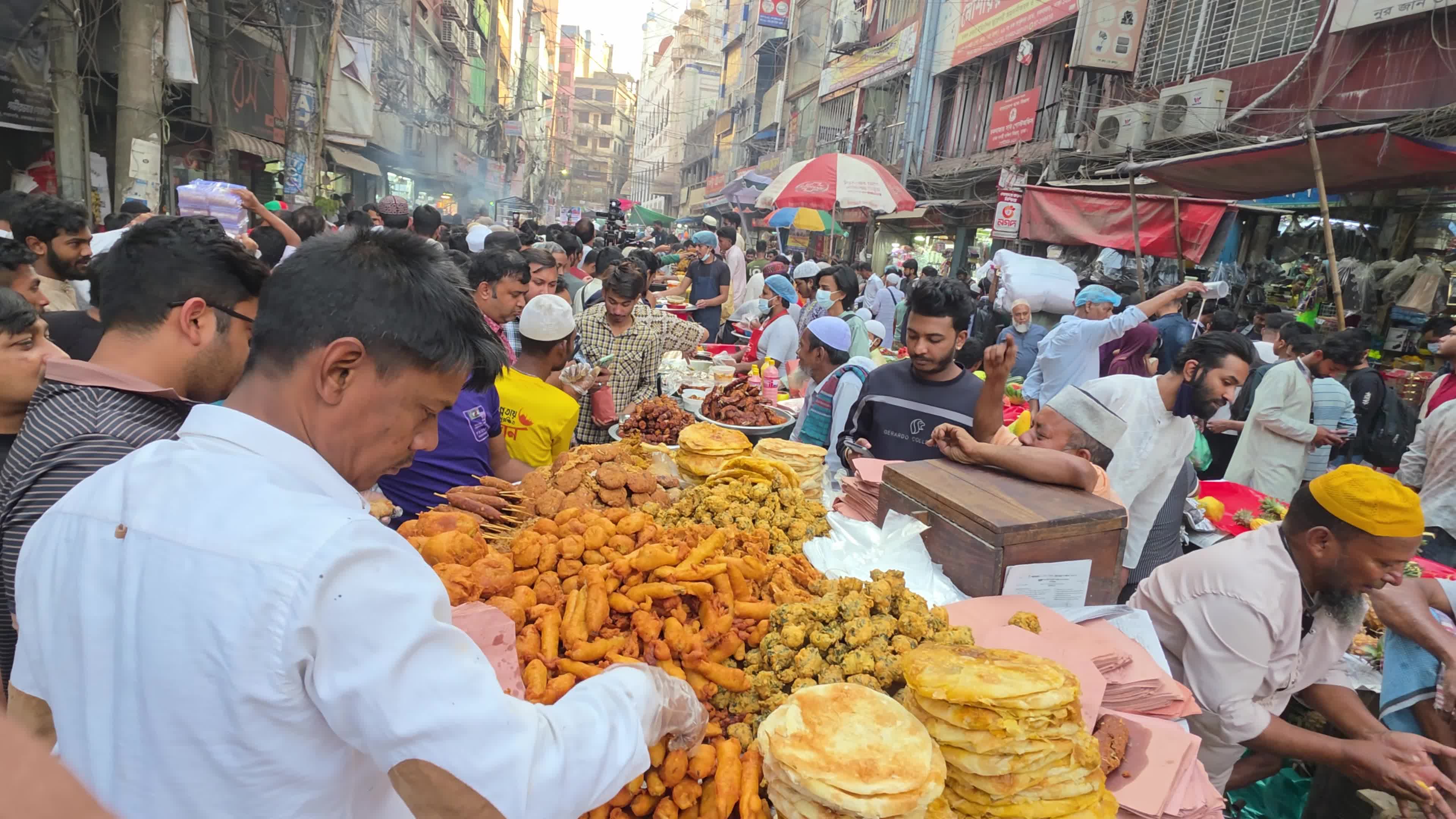 Traditional Iftar Market in Dhaka