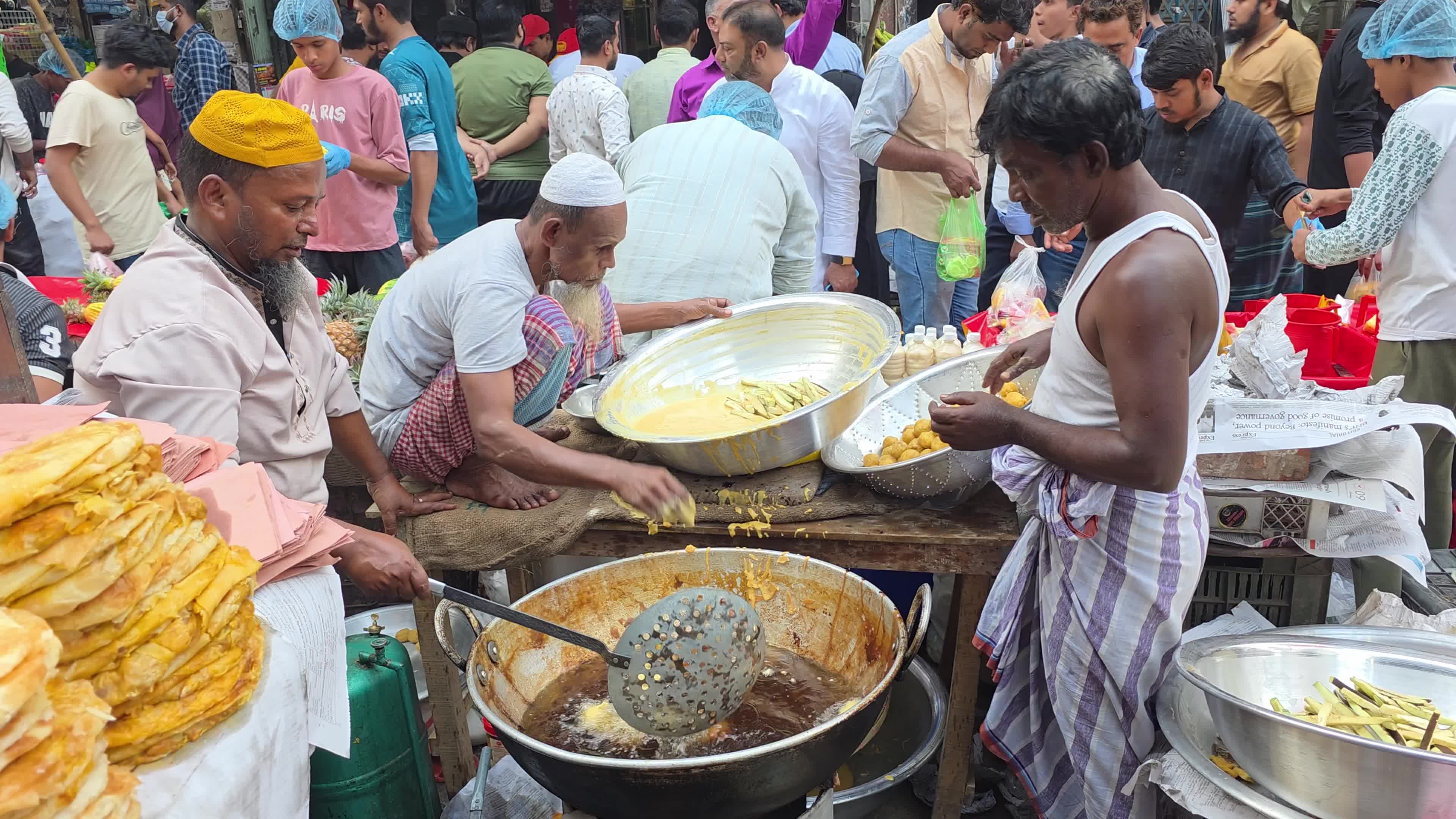 Traditional Iftar Market in Dhaka