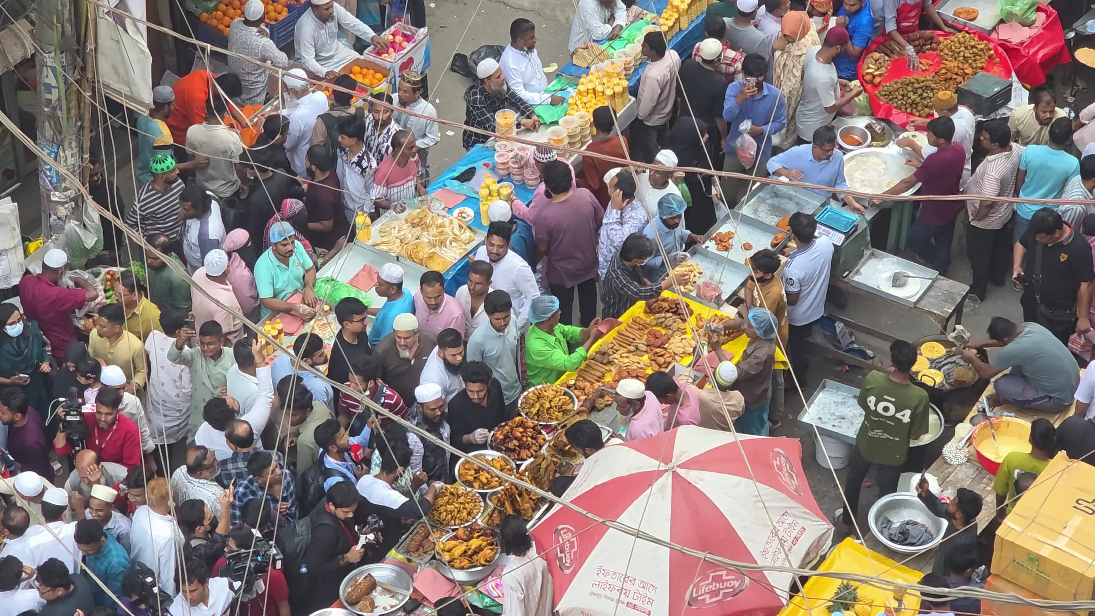Traditional Iftar Market in Dhaka