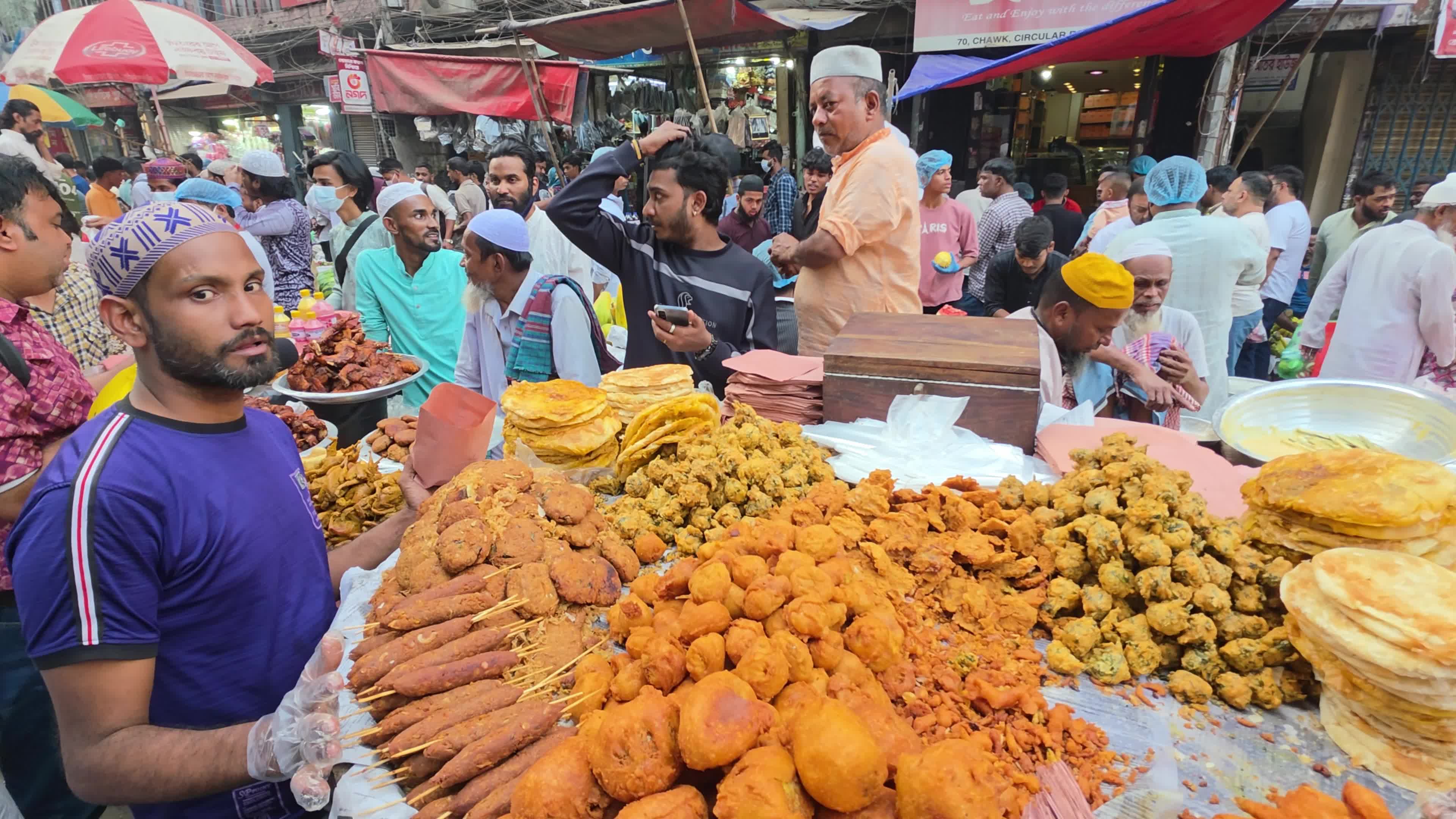 Traditional Iftar Market in Dhaka