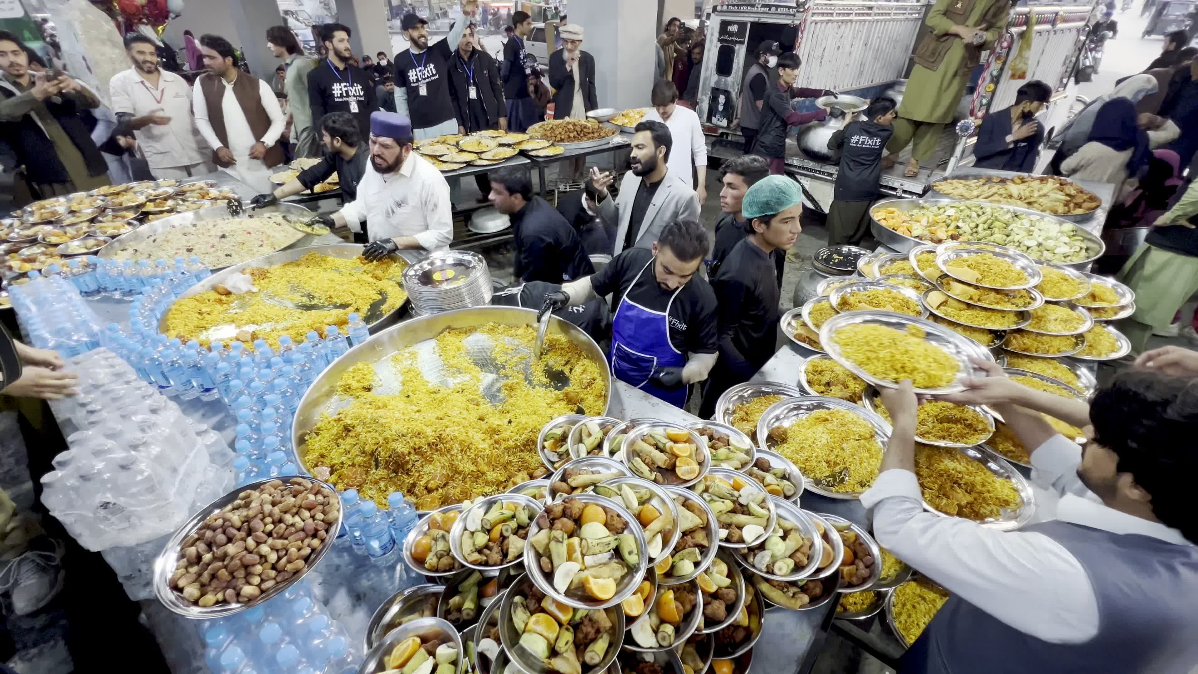 First day of the holy month of Ramadan in Peshawar