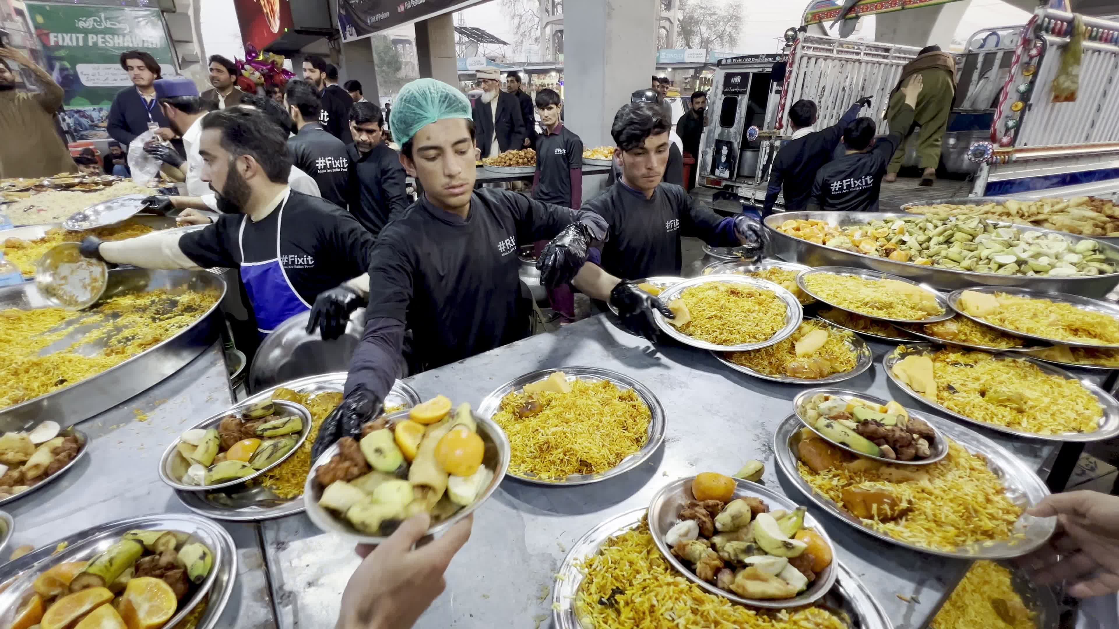 First day of the holy month of Ramadan in Peshawar