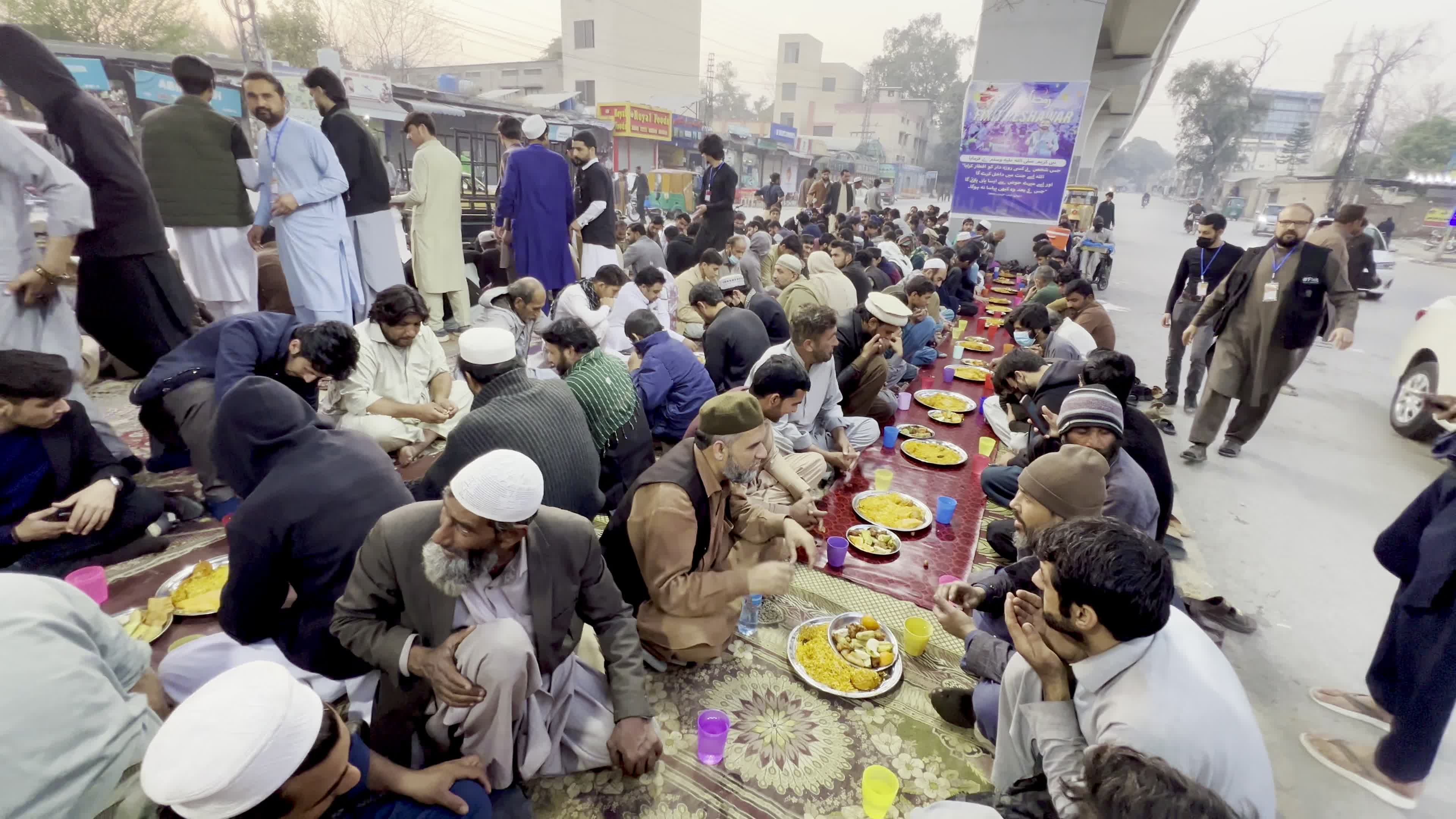 First day of the holy month of Ramadan in Peshawar