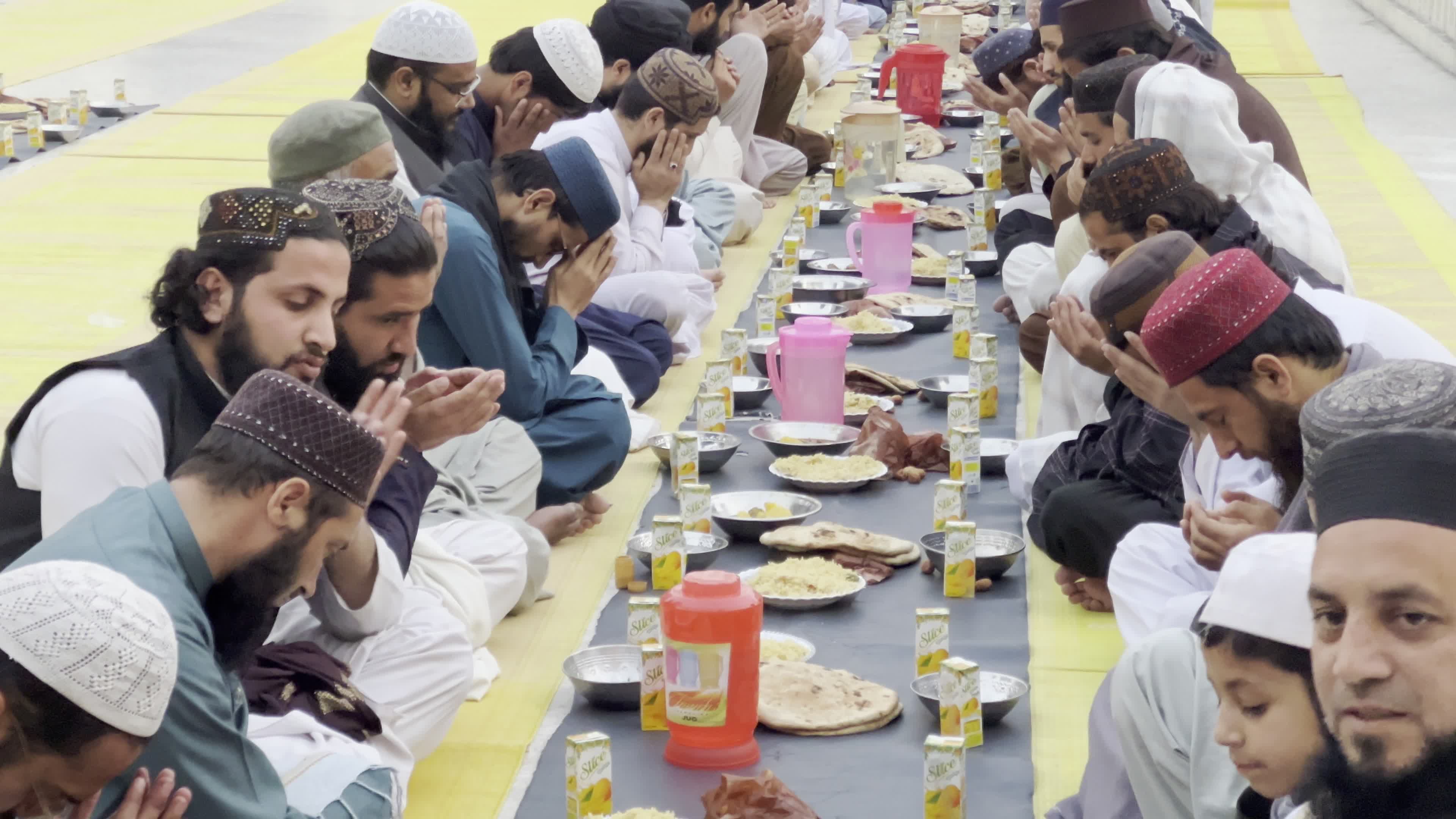 First day of the holy month of Ramadan in Peshawar