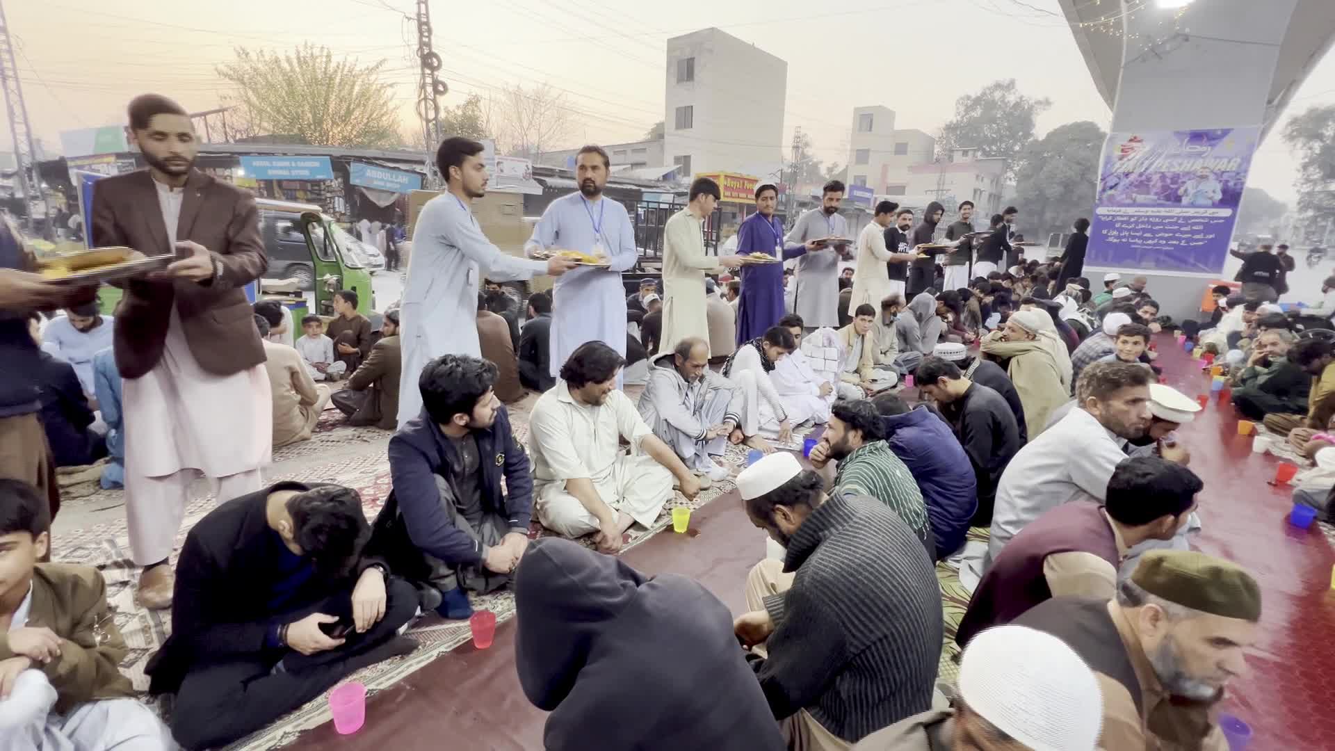 First day of the holy month of Ramadan in Peshawar - 02/19/2026