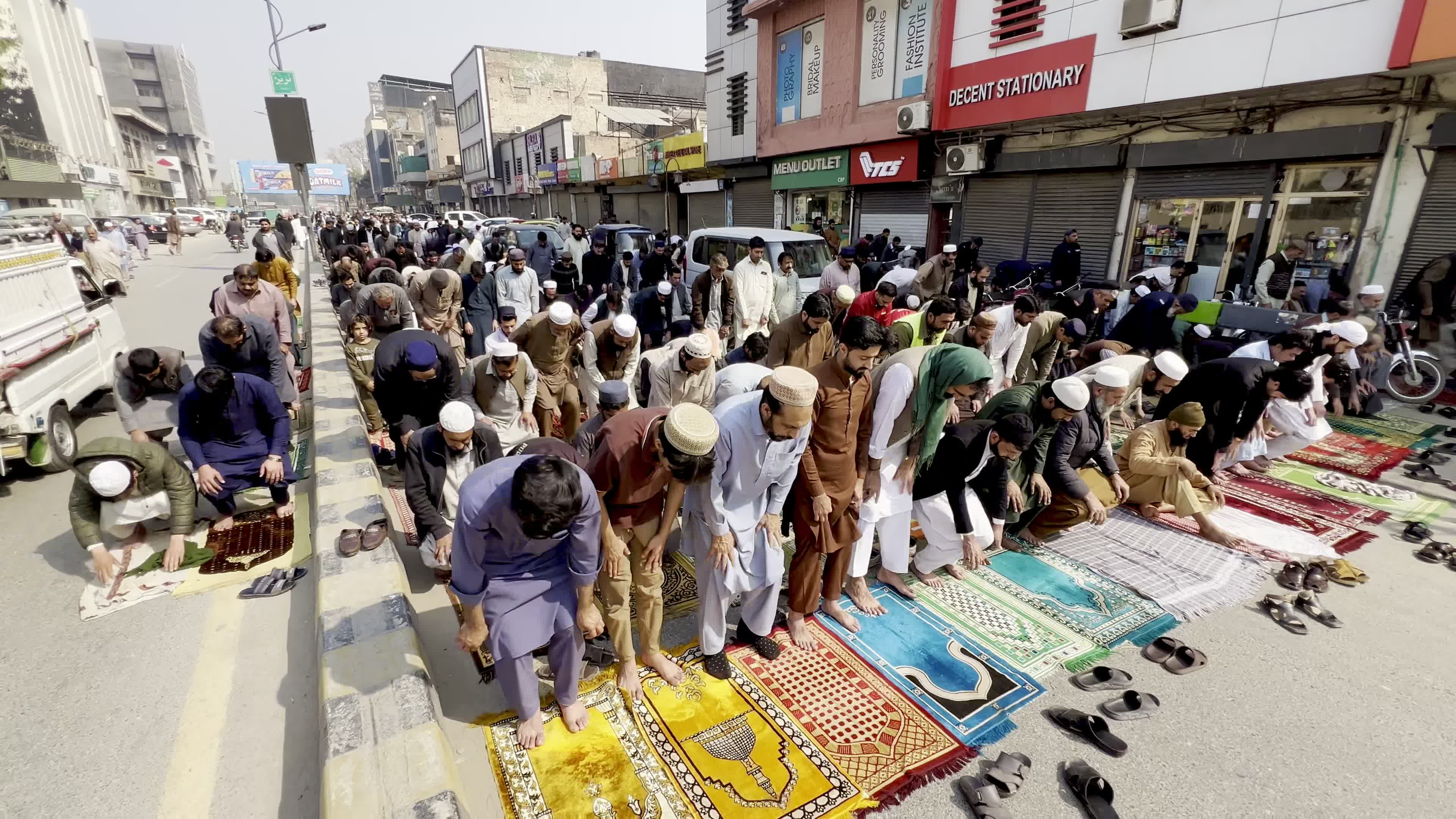 First Friday prayers during Ramadan in Pakistan