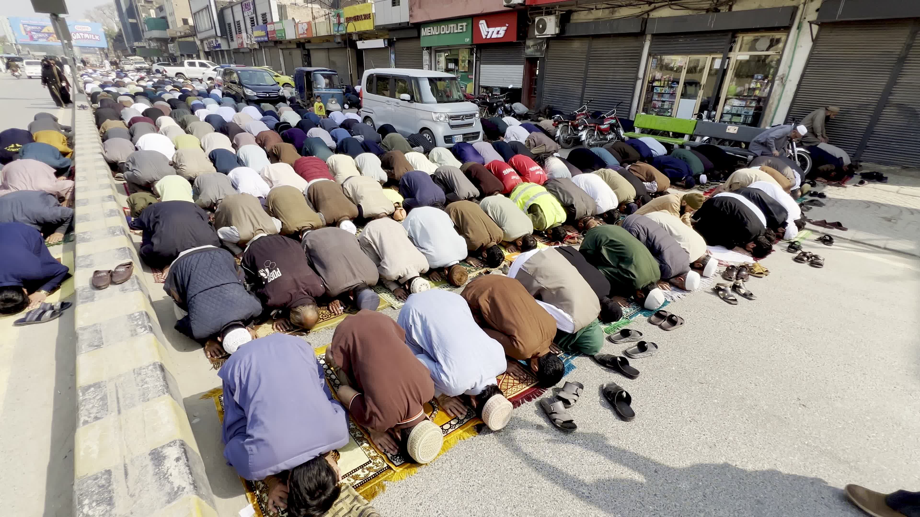 First Friday prayers during Ramadan in Pakistan