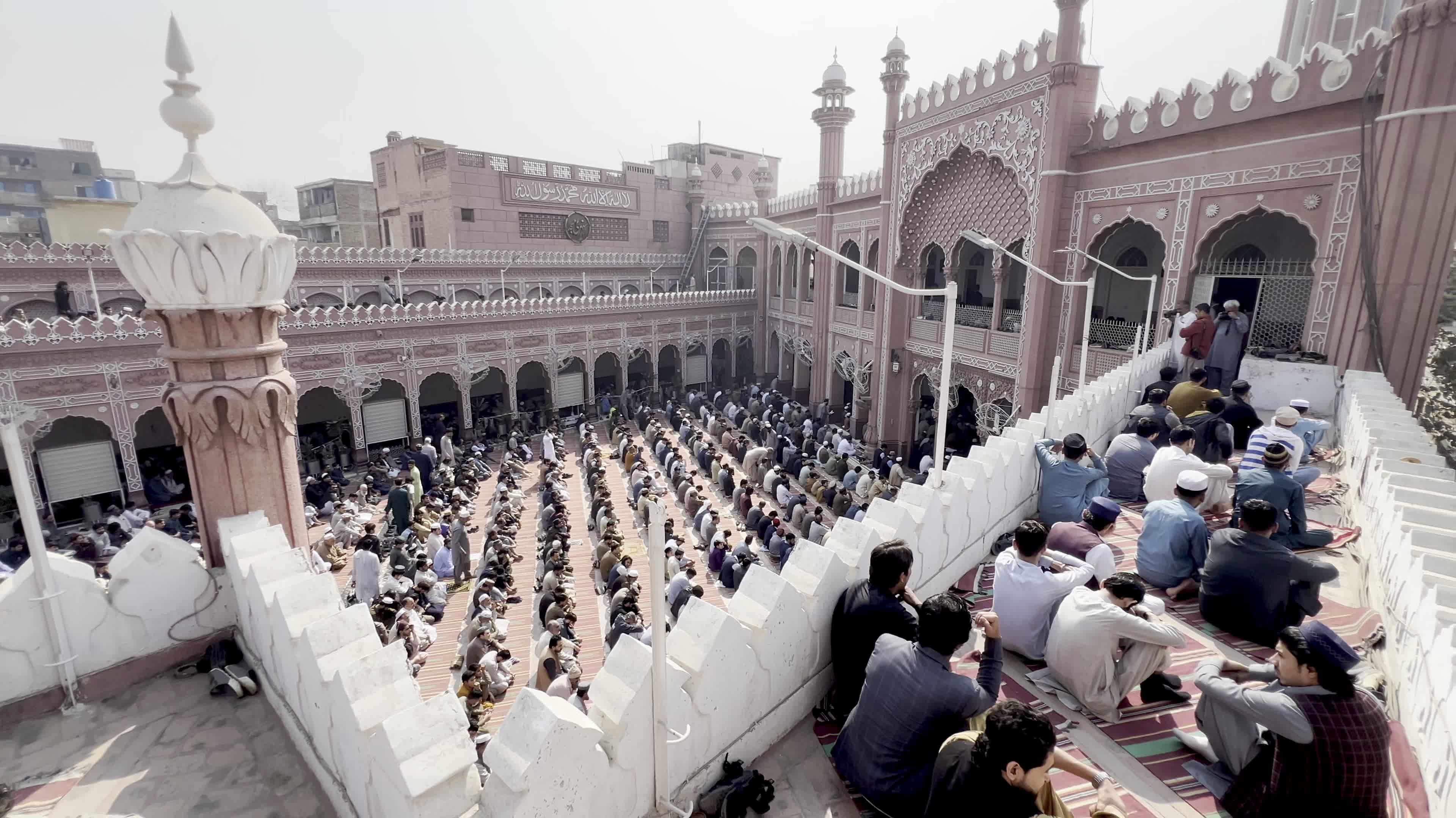Muslims gather for the first Friday prayers of Ramadan across Pakistan
