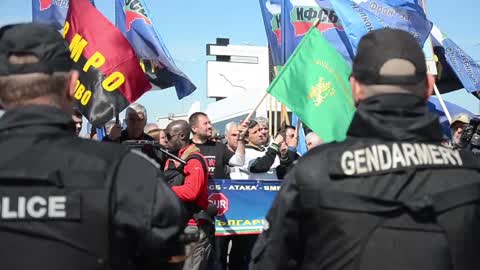 Bulgarian Nationalists blocked Bulgarian-Turkish border 