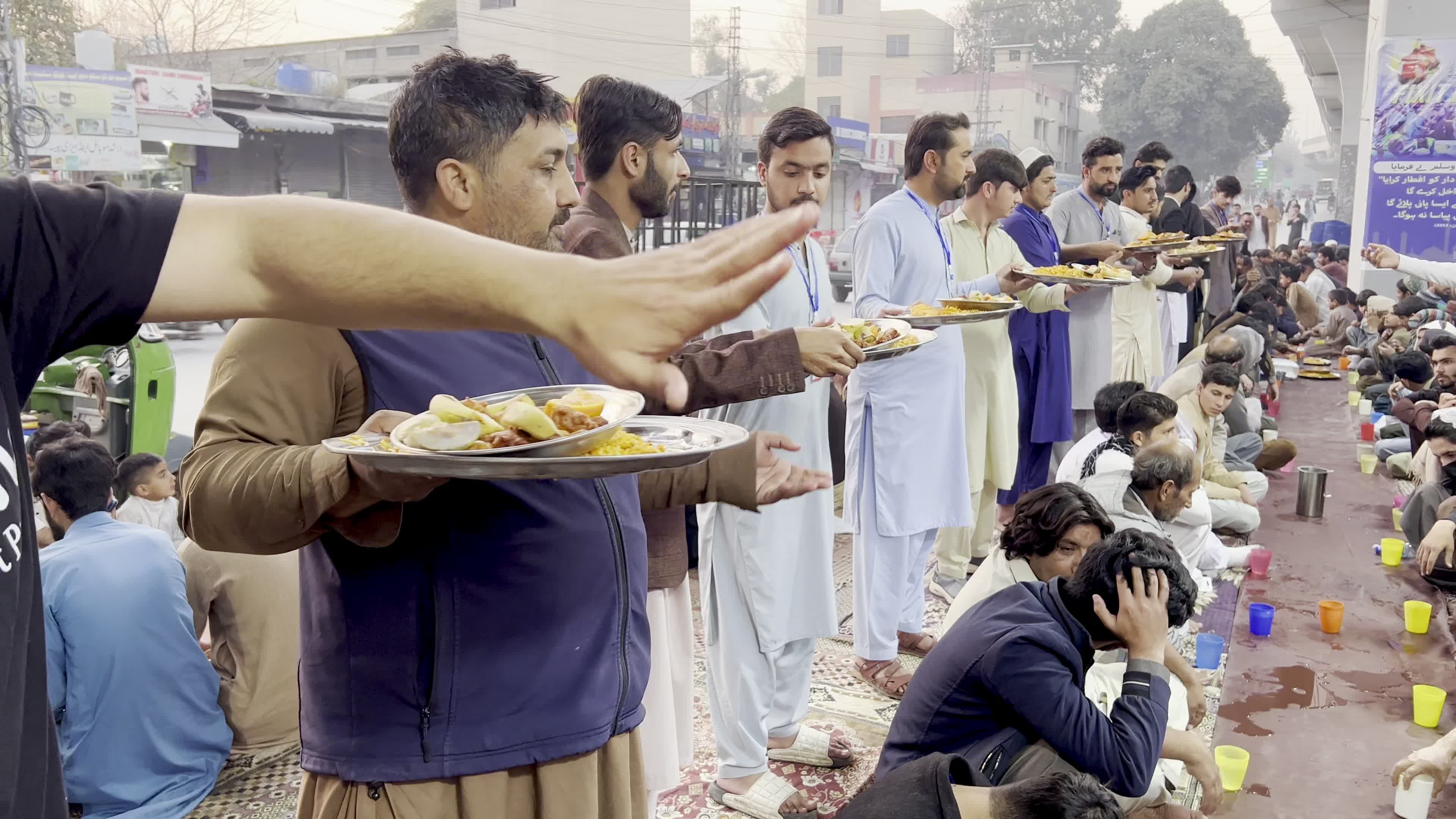 First day of the holy month of Ramadan in Peshawar