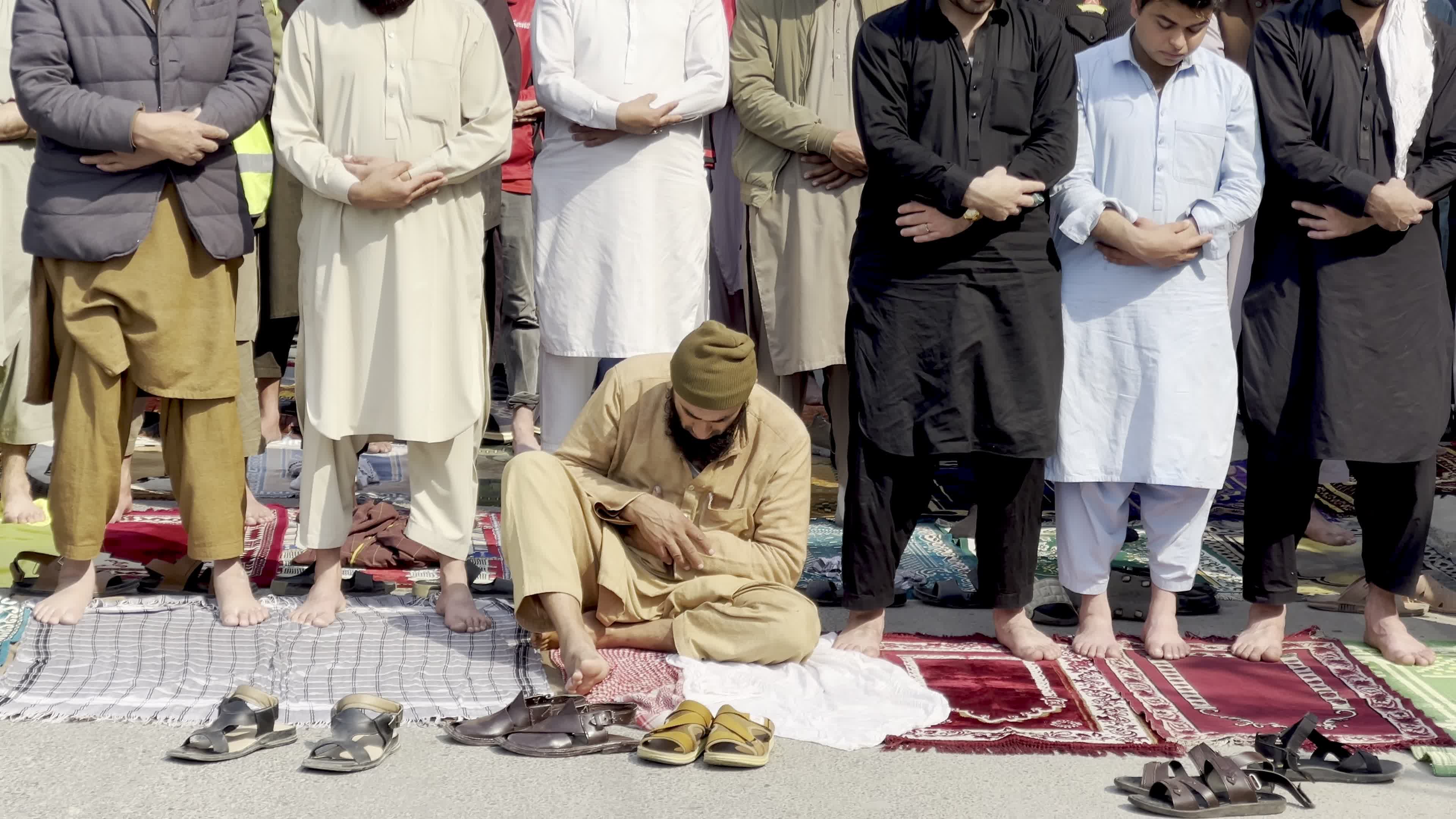 Muslims gather for the first Friday prayers of Ramadan across Pakistan