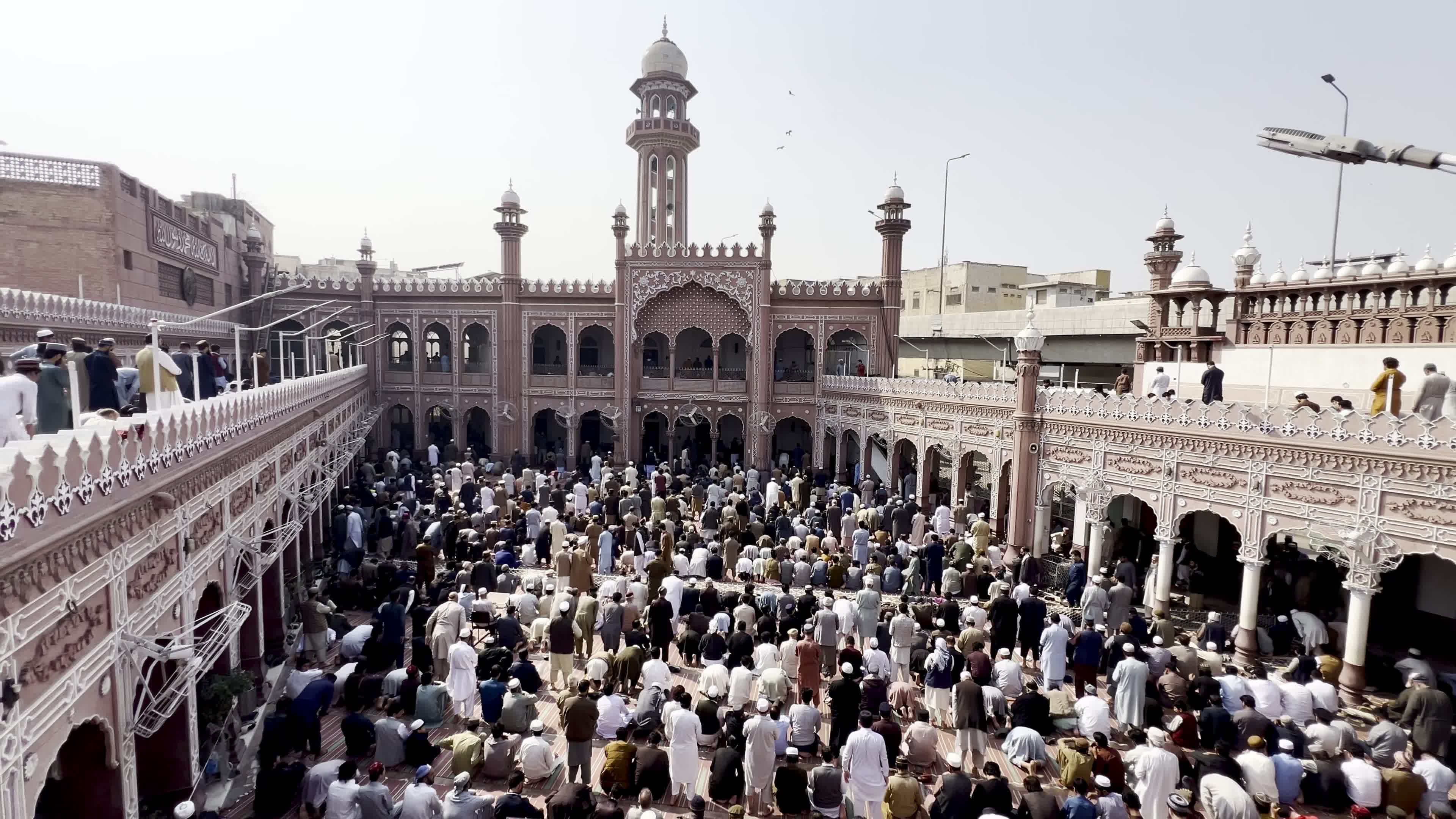 Muslims gather for the first Friday prayers of Ramadan across Pakistan