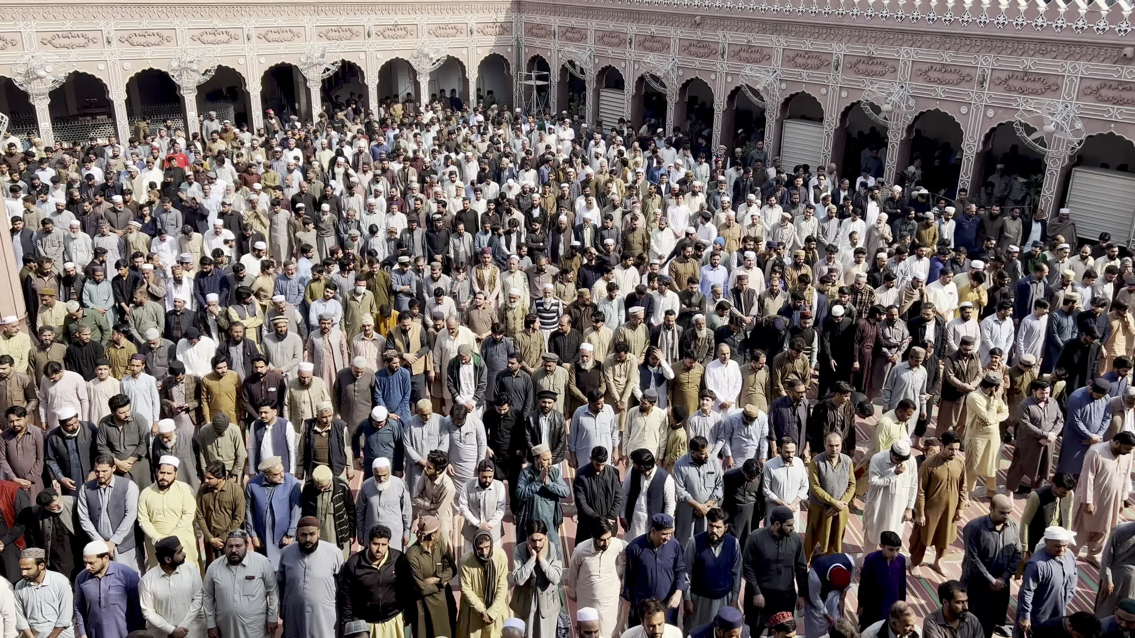 Muslims gather for the first Friday prayers of Ramadan across Pakistan