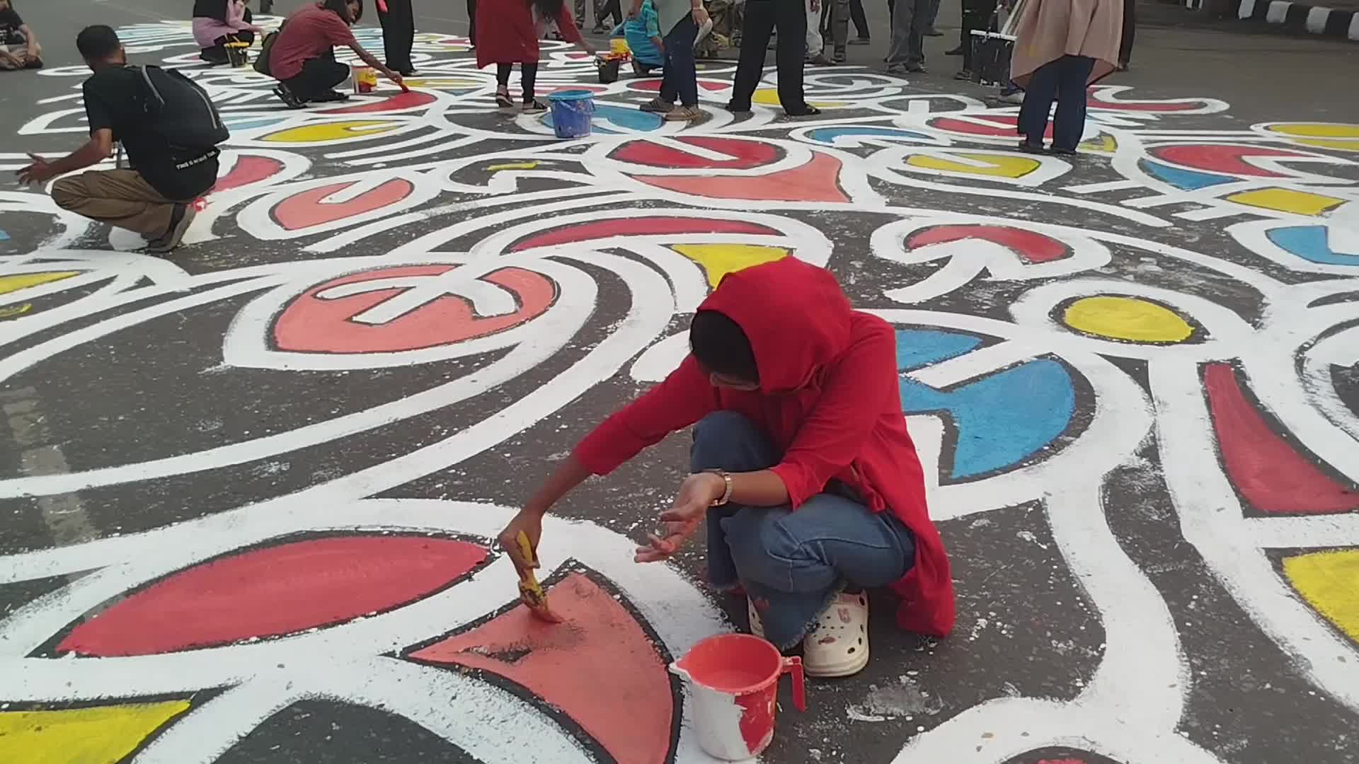 Preparations for celebrating International Mother Language Day in Bangladesh