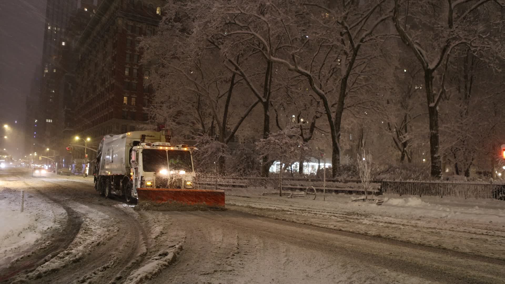 Historic Blizzard In New York