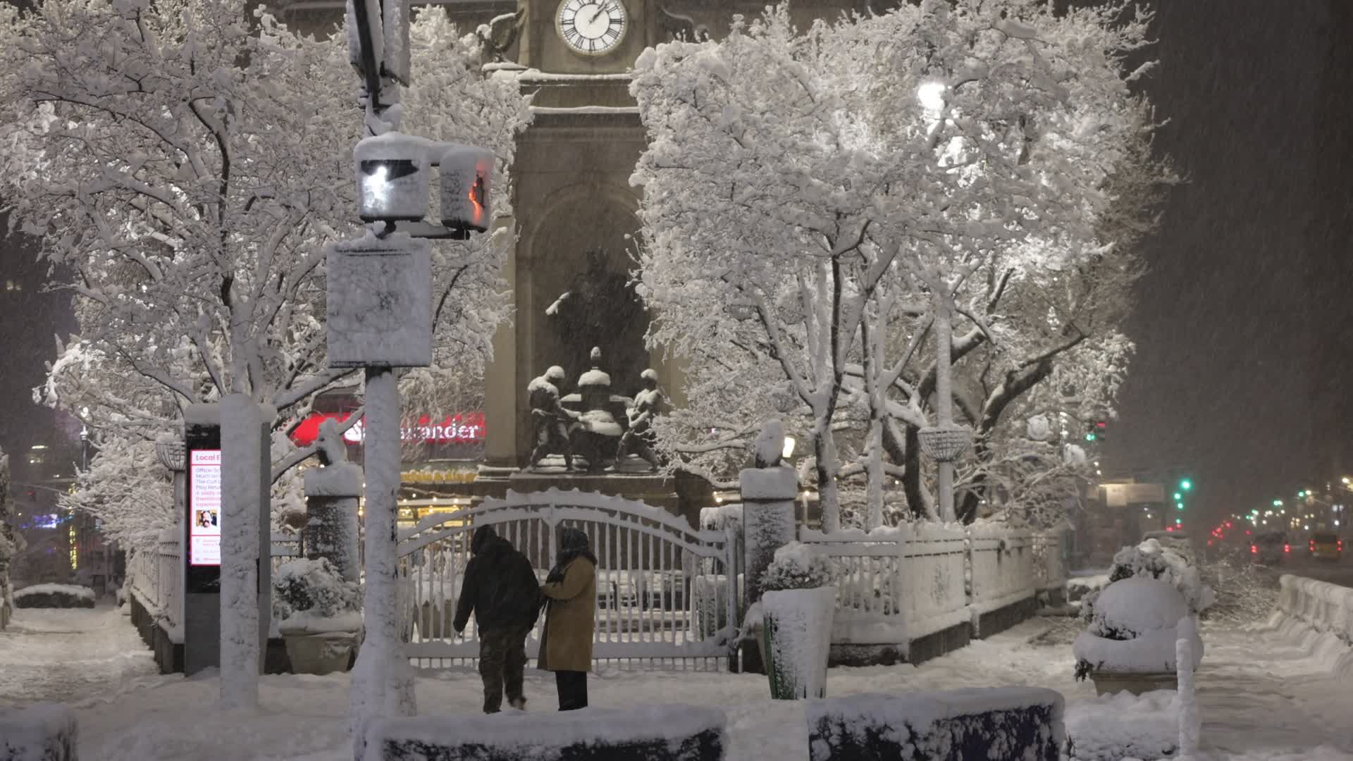 Historic Blizzard In New York