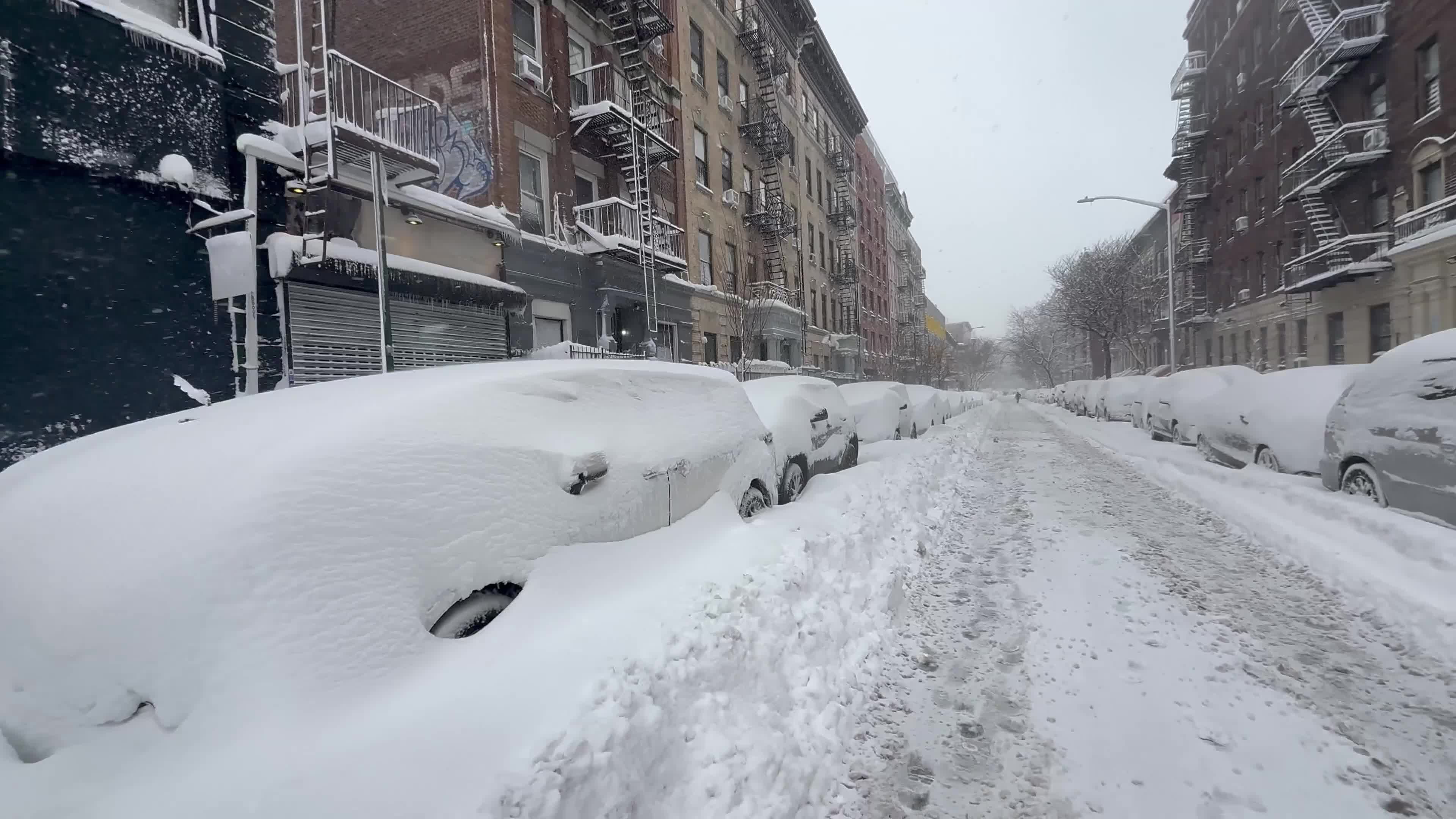 New York City Under Severe Blizzard