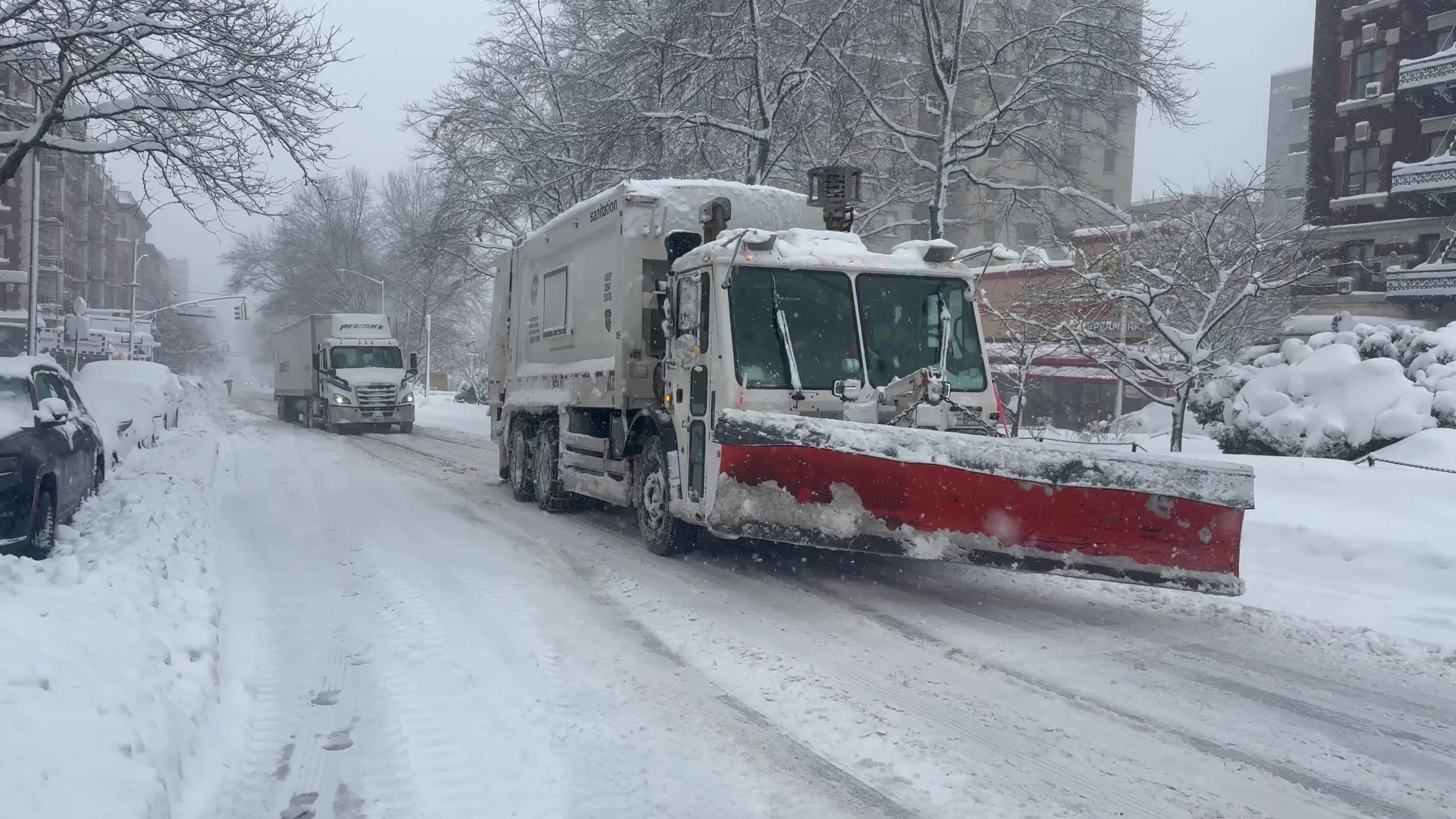 New York City Under Severe Blizzard