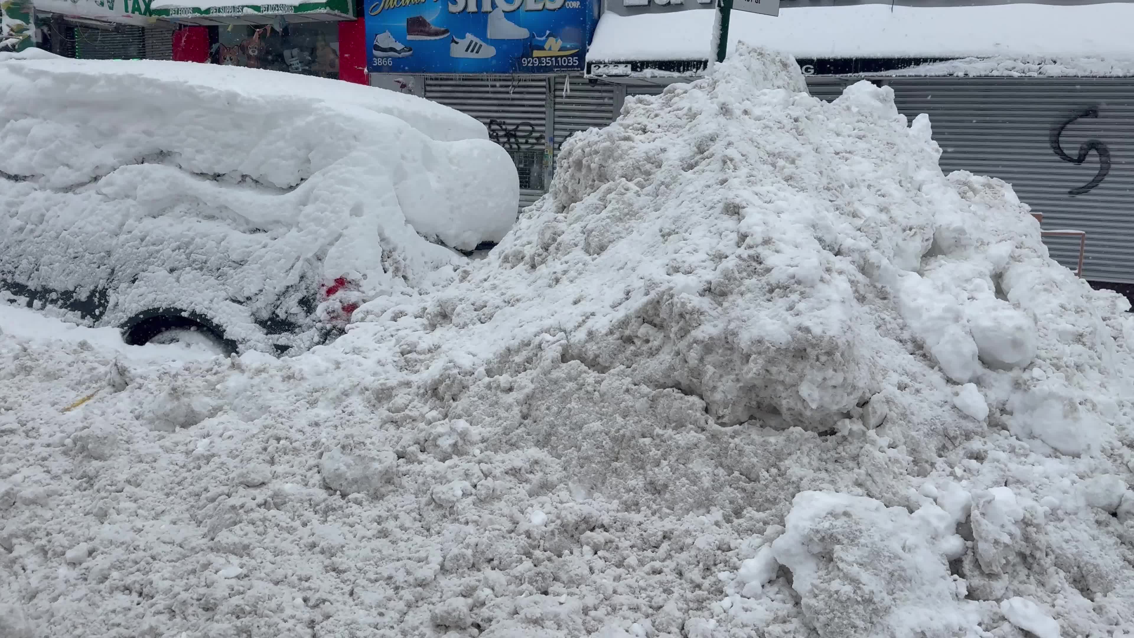 New York City Under Severe Blizzard