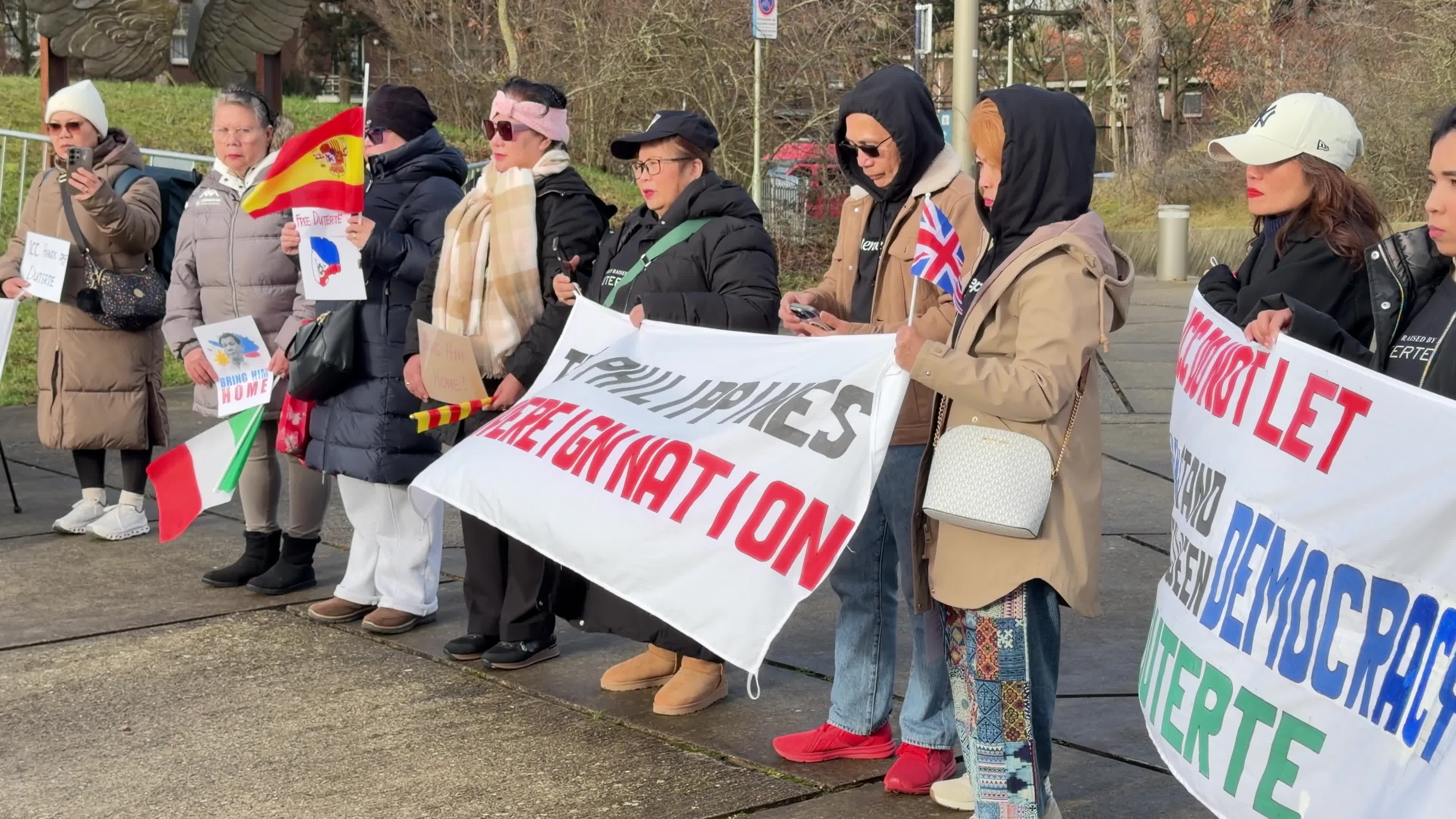 Former Philippine President Duterte at Center of Long-Awaited ICC Hearing as Supporters Rally Outside